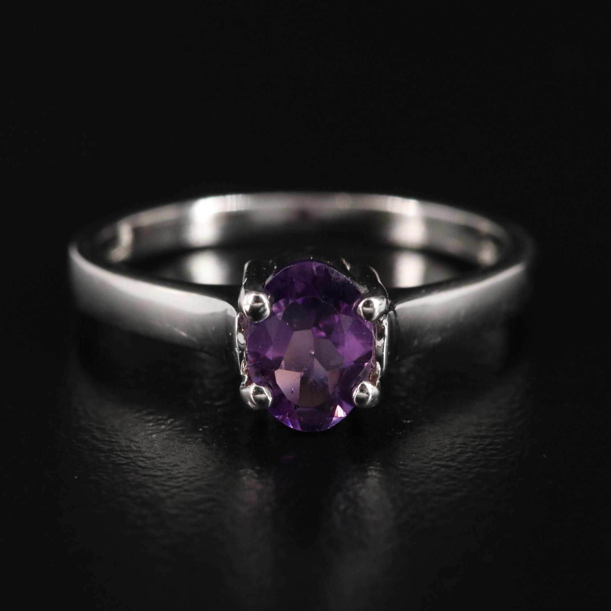 Sterling Amethyst Ring