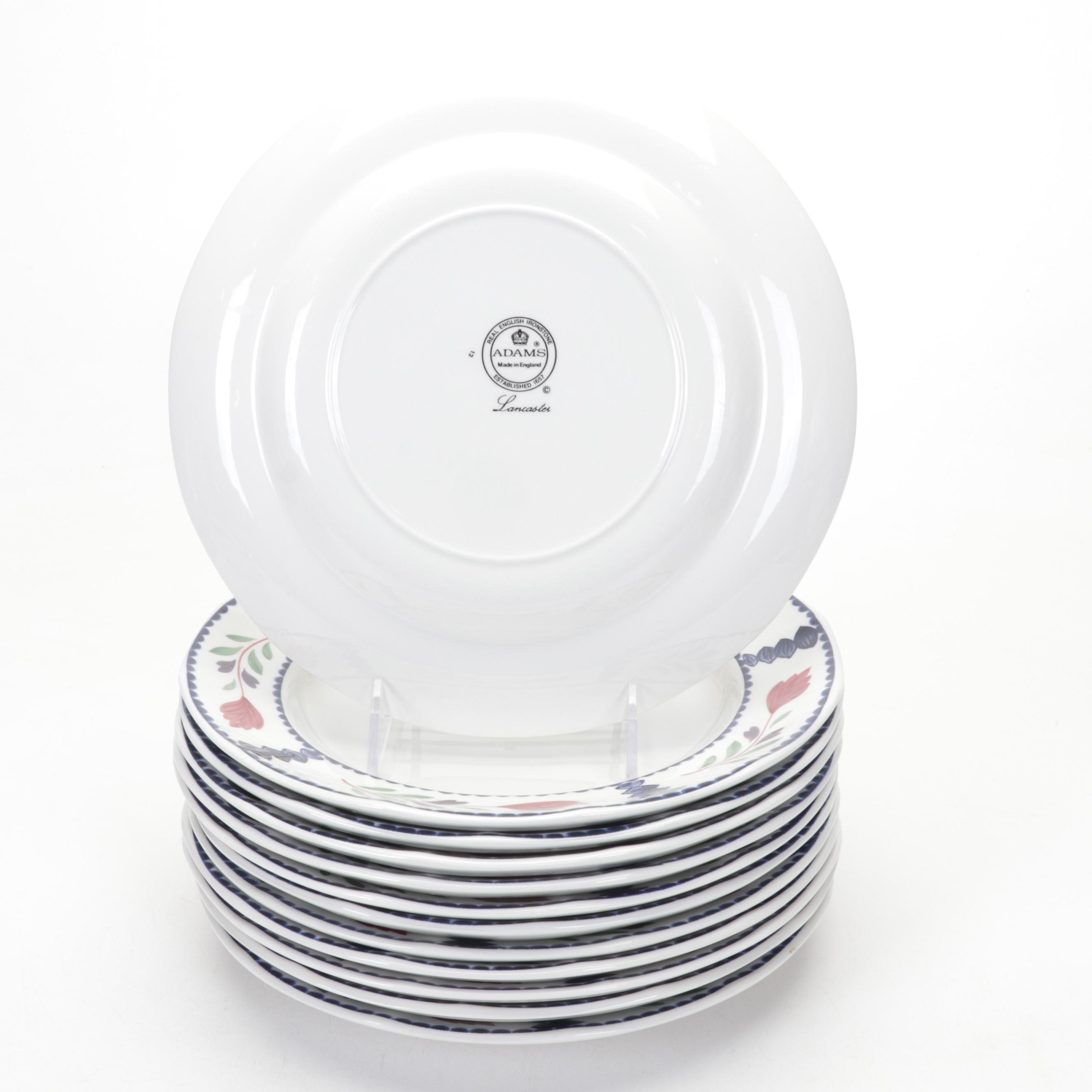 Adams English Ironstone "Lancaster" Dinnerware, 1969-1998