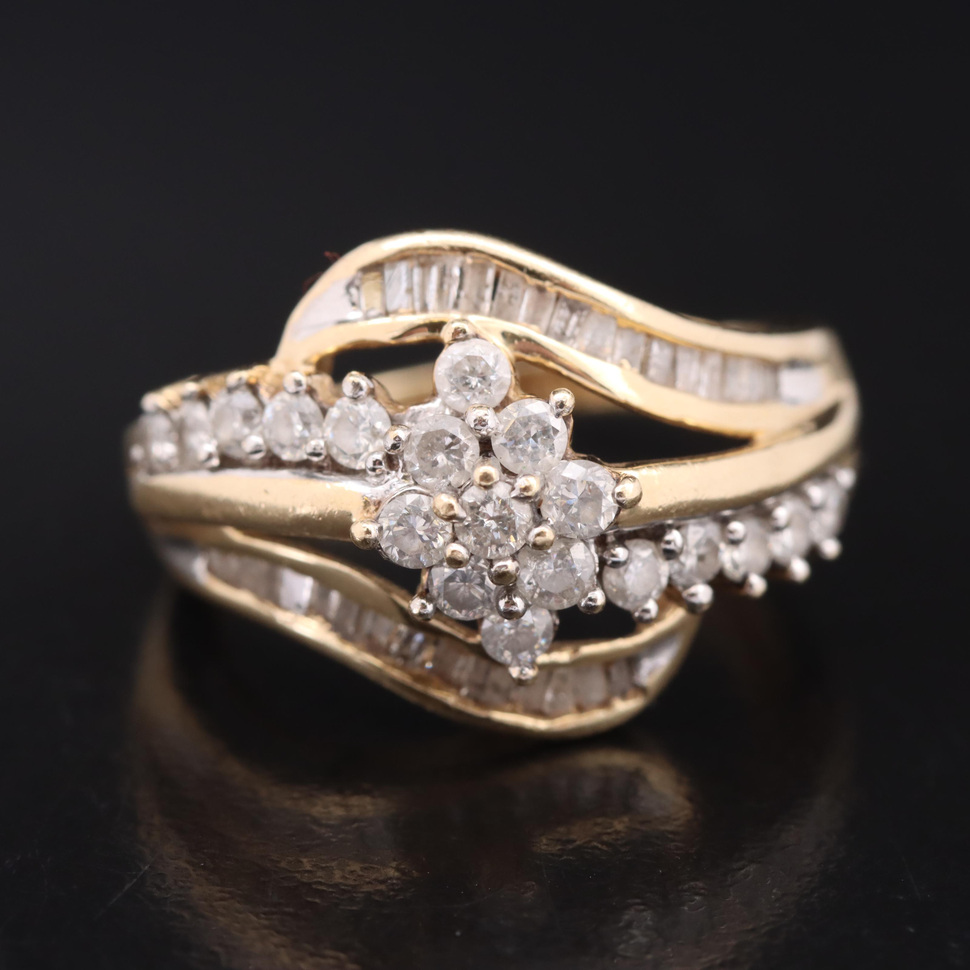 10K 1.02 CTW Diamond Ring