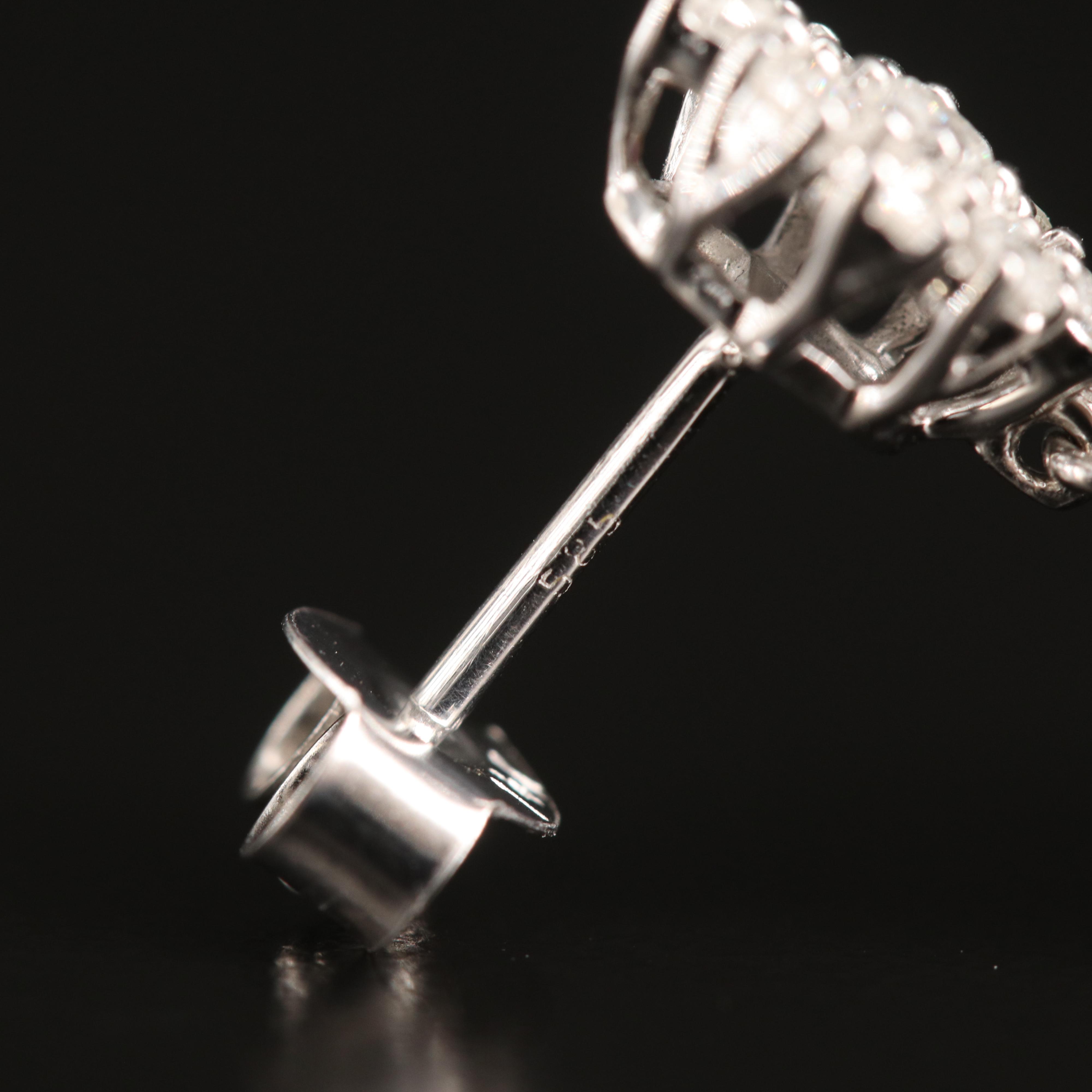 14K 3.45 CTW Diamond Teardrop Earrings