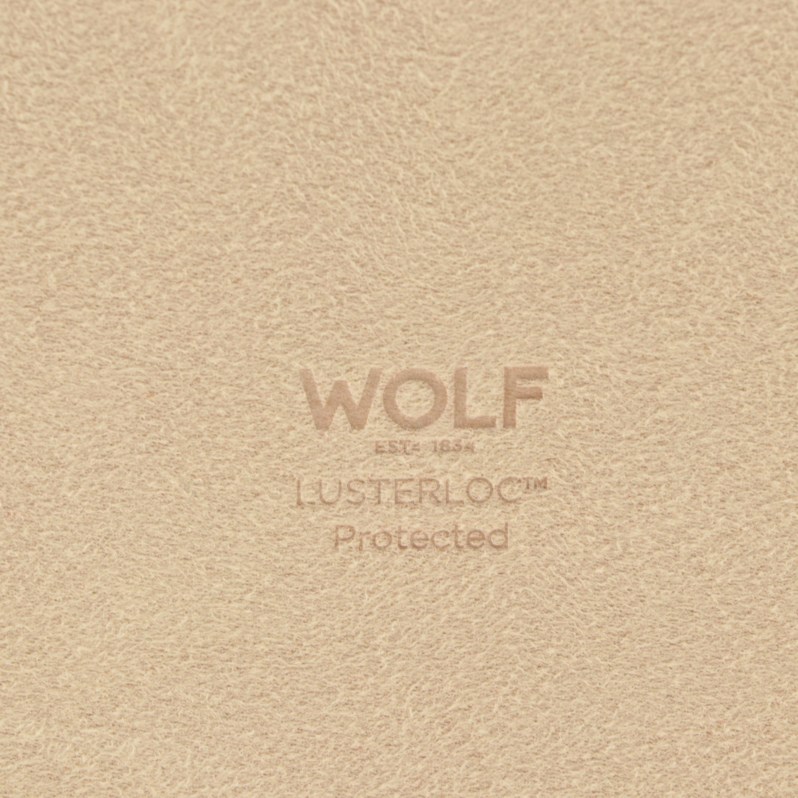 Wolf "Caroline" Quilted Leather Jewelry Box