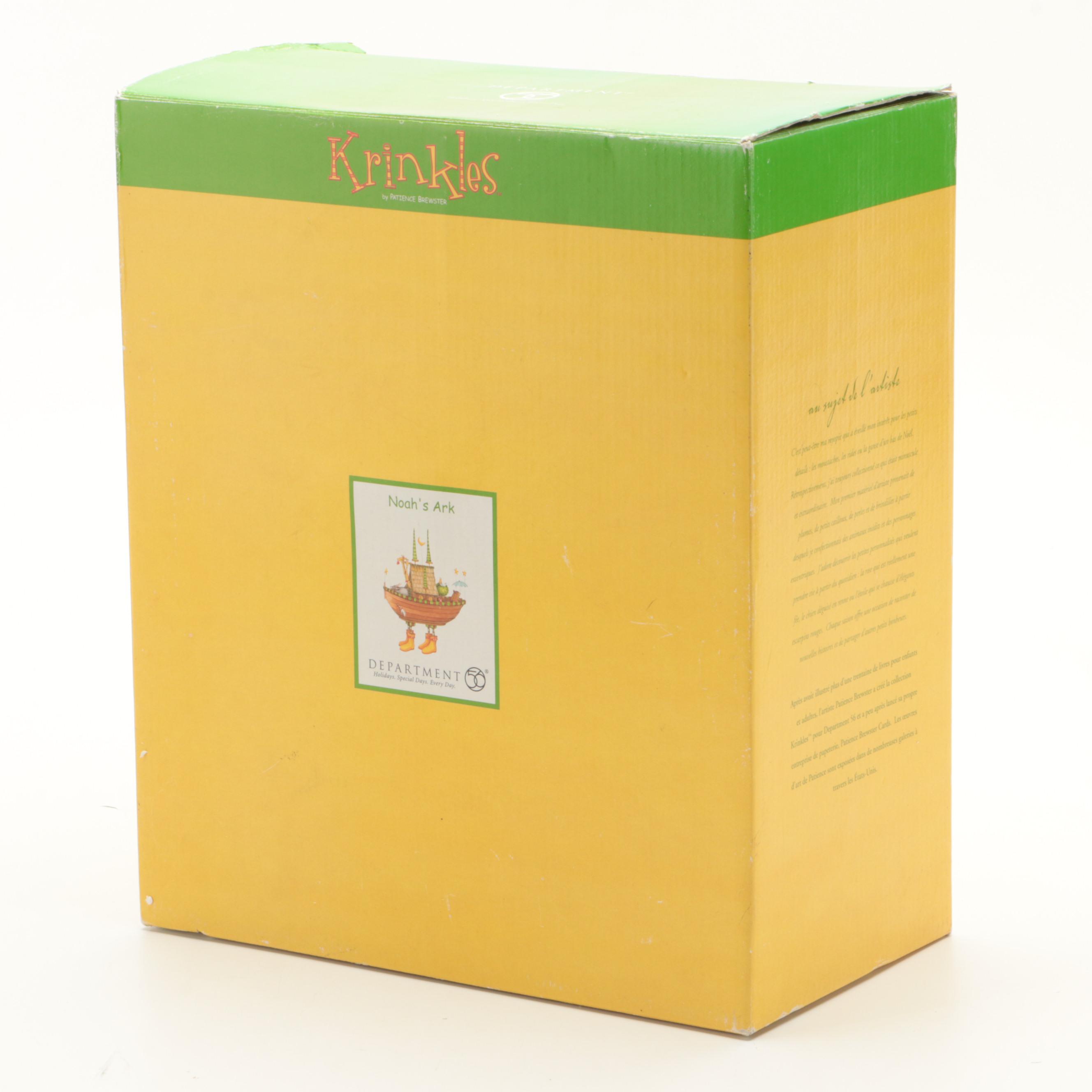 Department 56 Patience Brewster "Krinkles" Noah's Ark