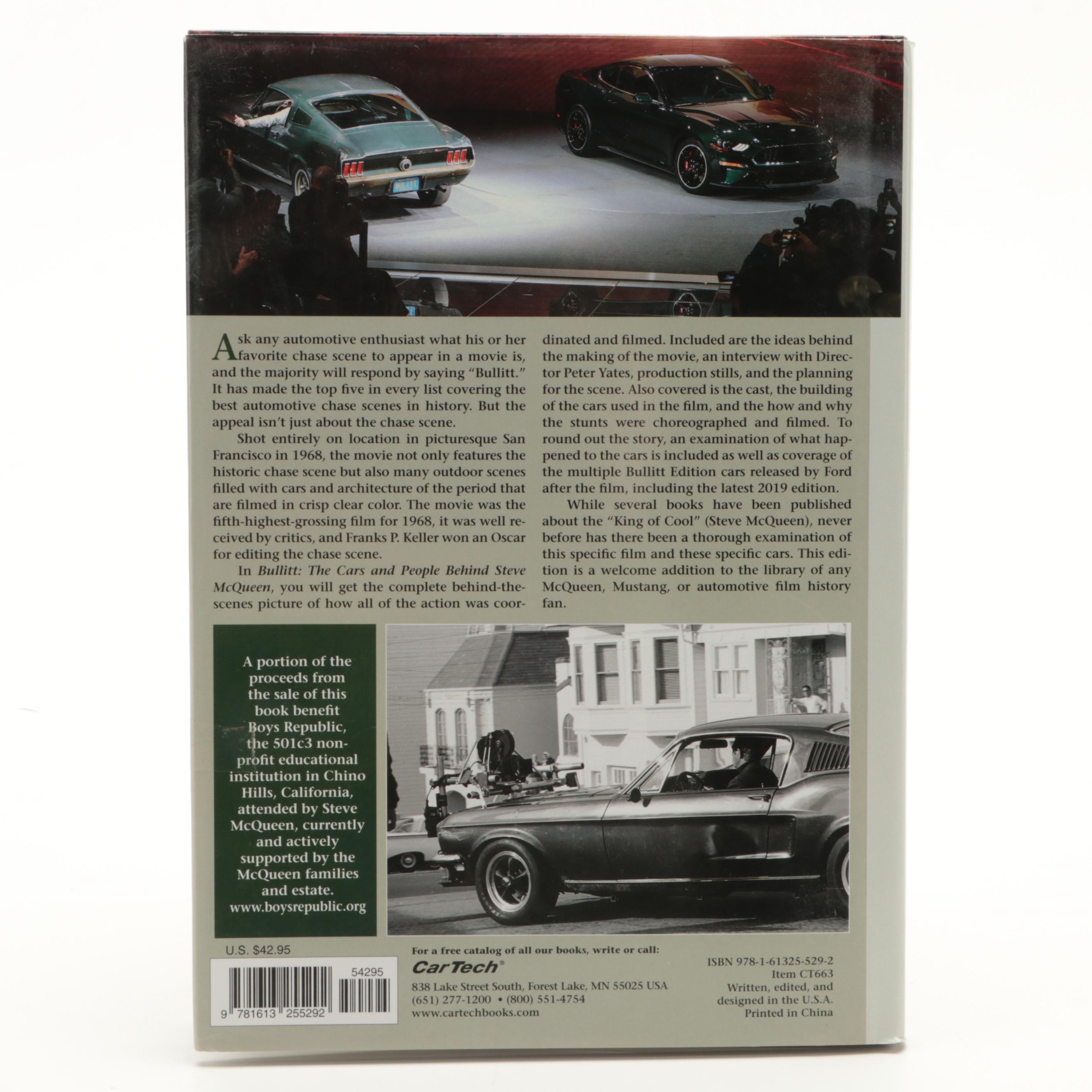 First Edition "Bullitt: The Cars Behind Steve McQueen" by Matt Stone, 2020