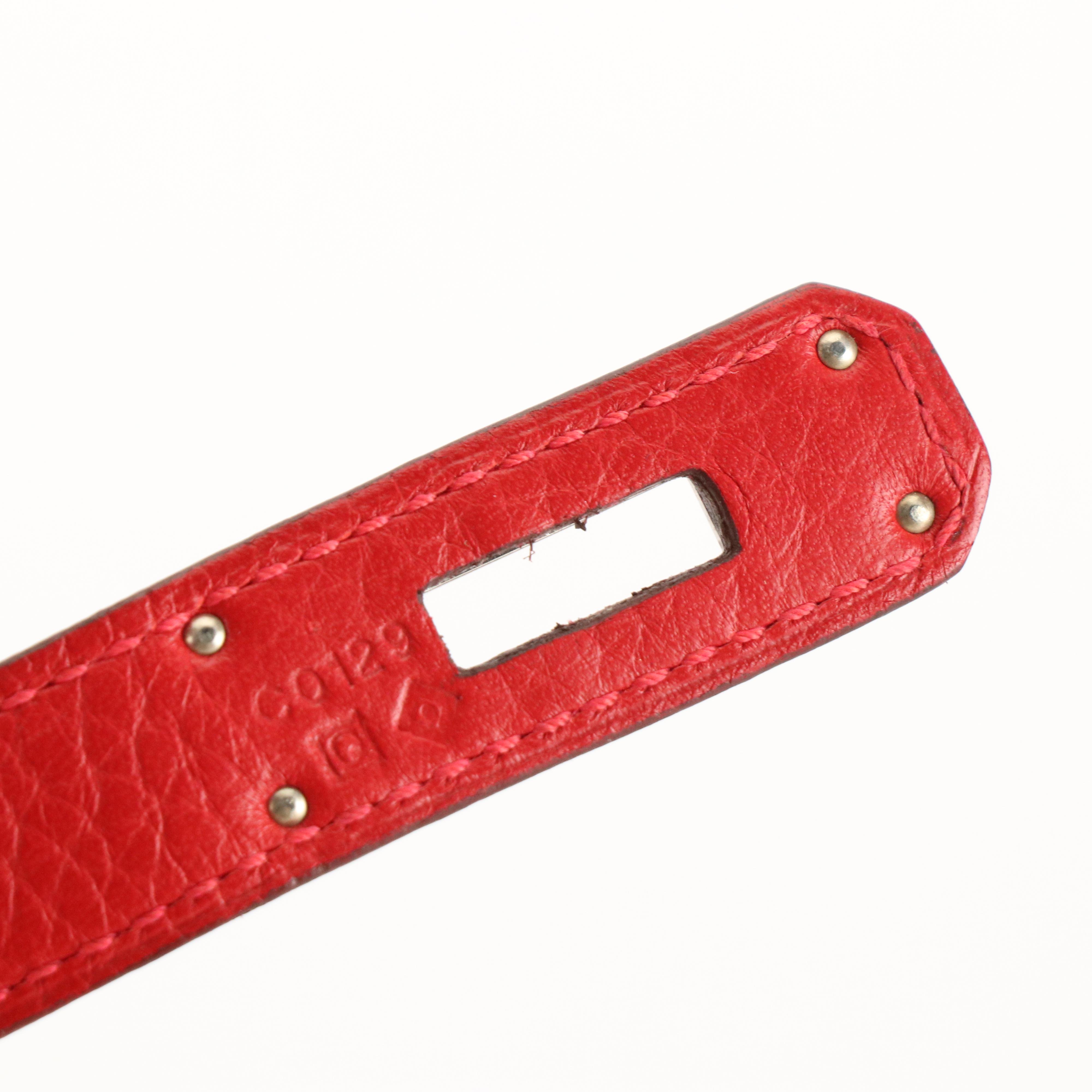 Hermès Birkin 35 Satchel in Red Togo Leather