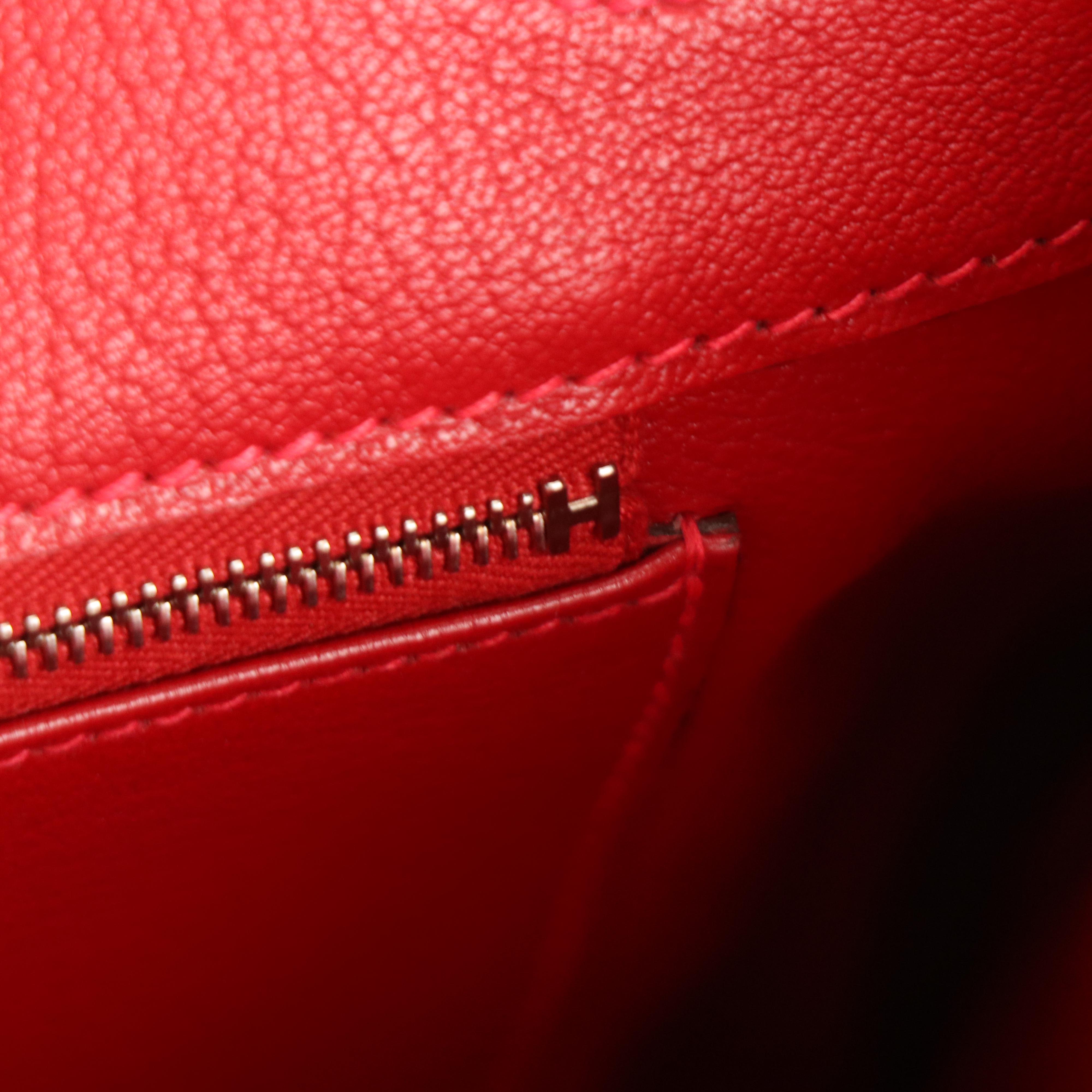 Hermès Birkin 35 Satchel in Red Togo Leather