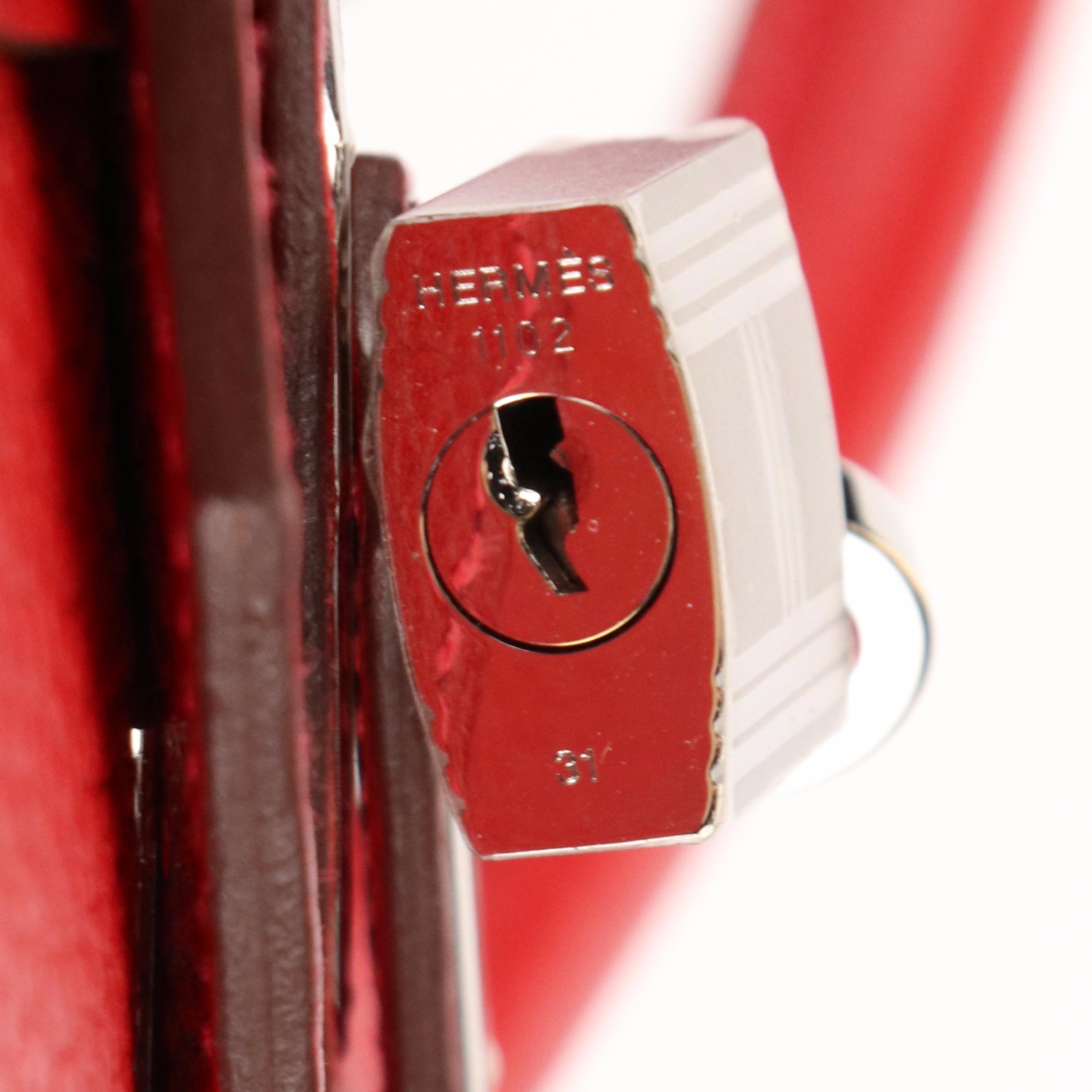 Hermès Birkin 35 Satchel in Red Togo Leather