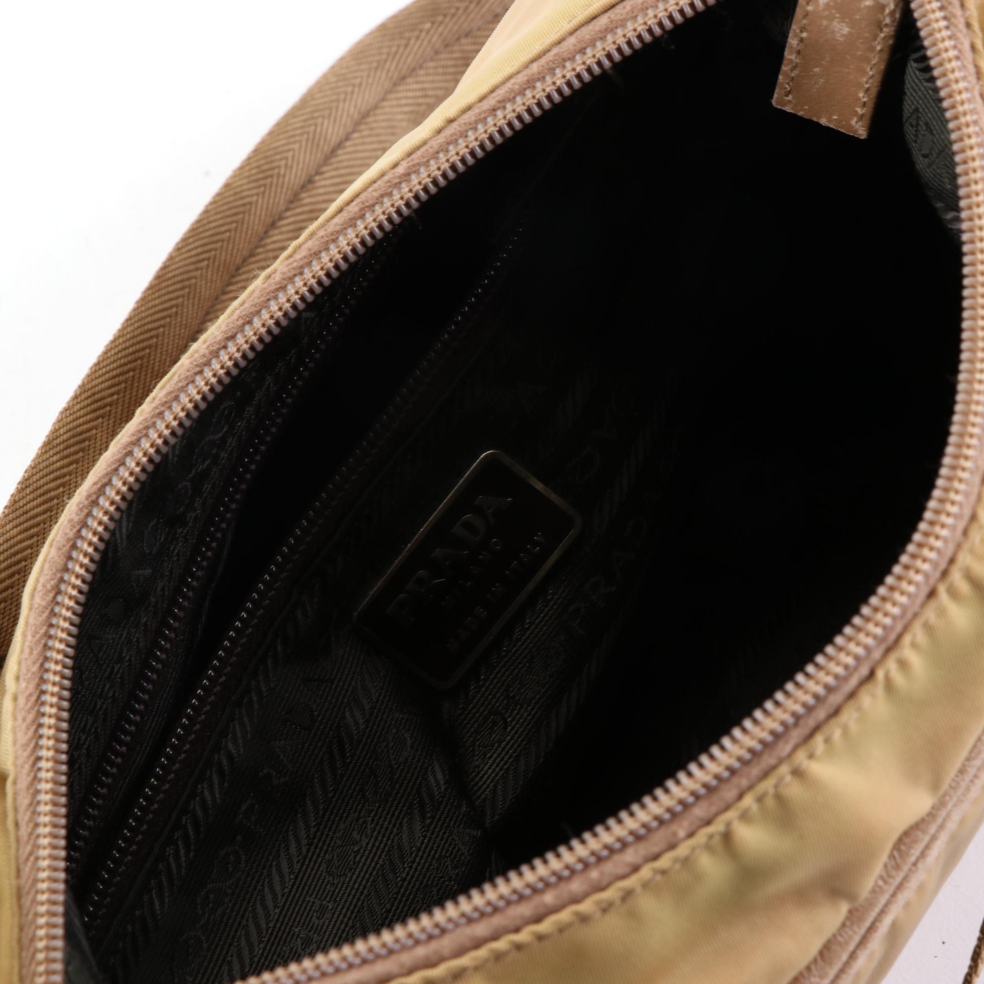 Prada Shoulder Bag in Tessuto Nylon and Leather