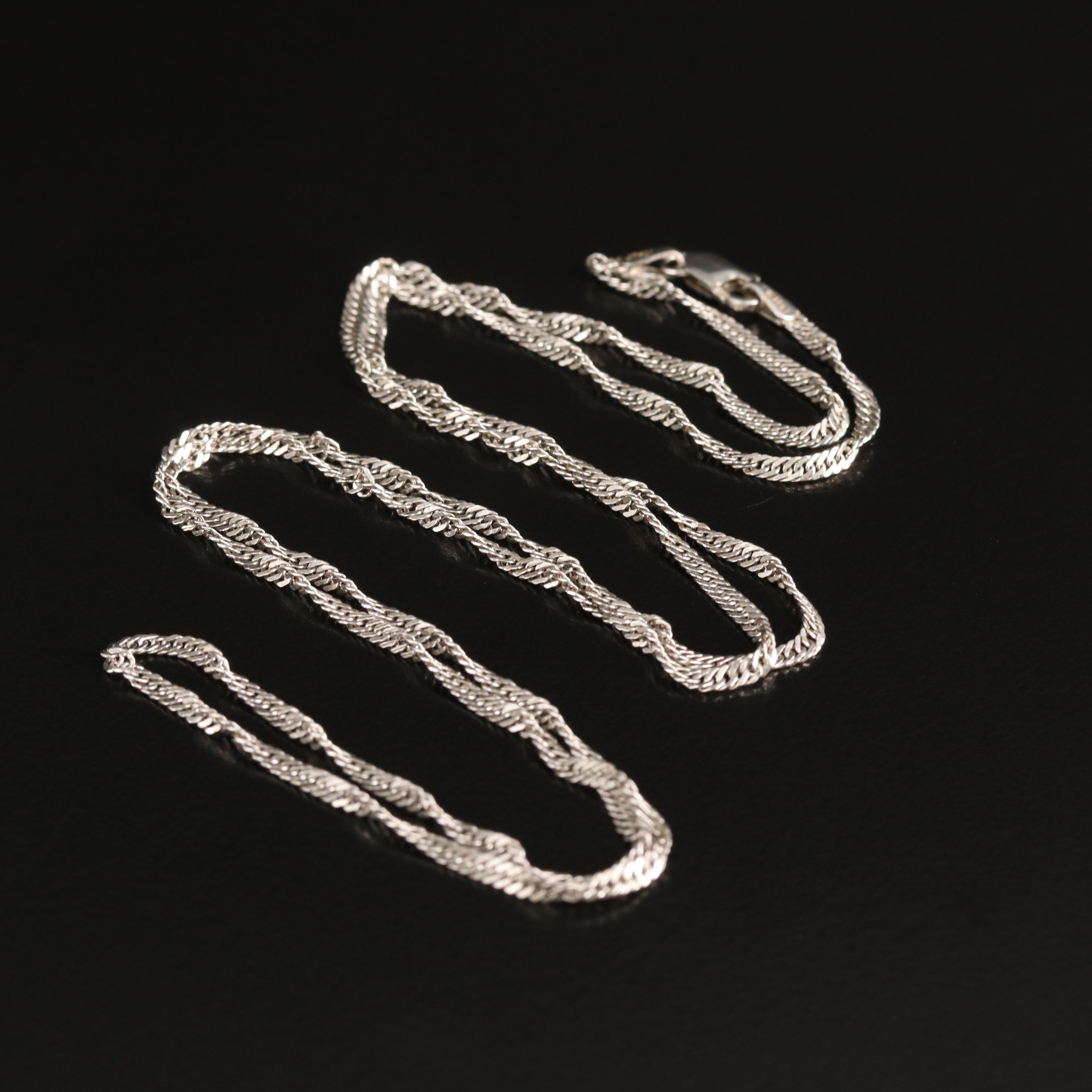 18K Singapore Chain Necklace