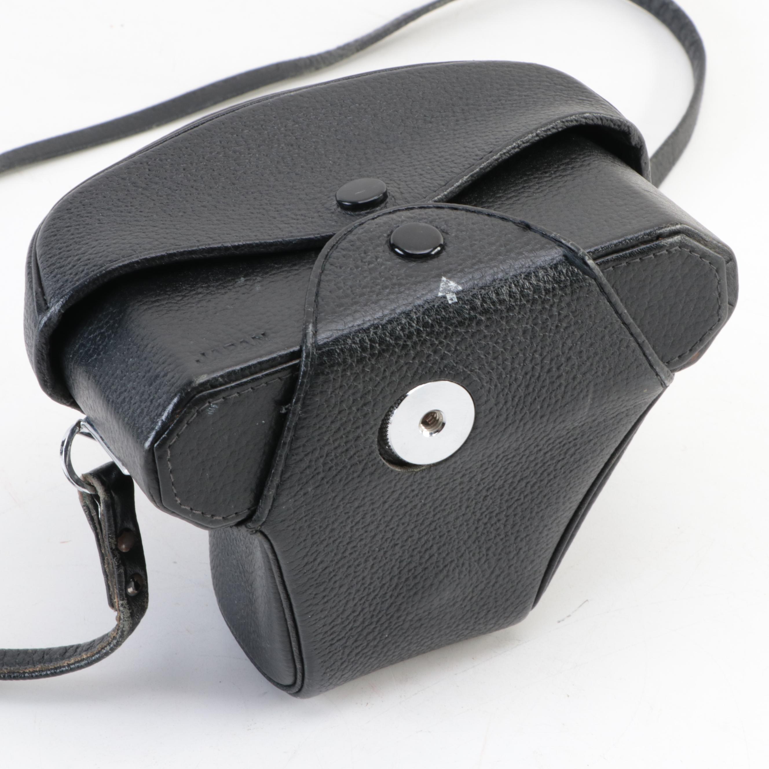 Nikon Nikkormat 35 mm SLR Camera with Case, Mid-20th Century