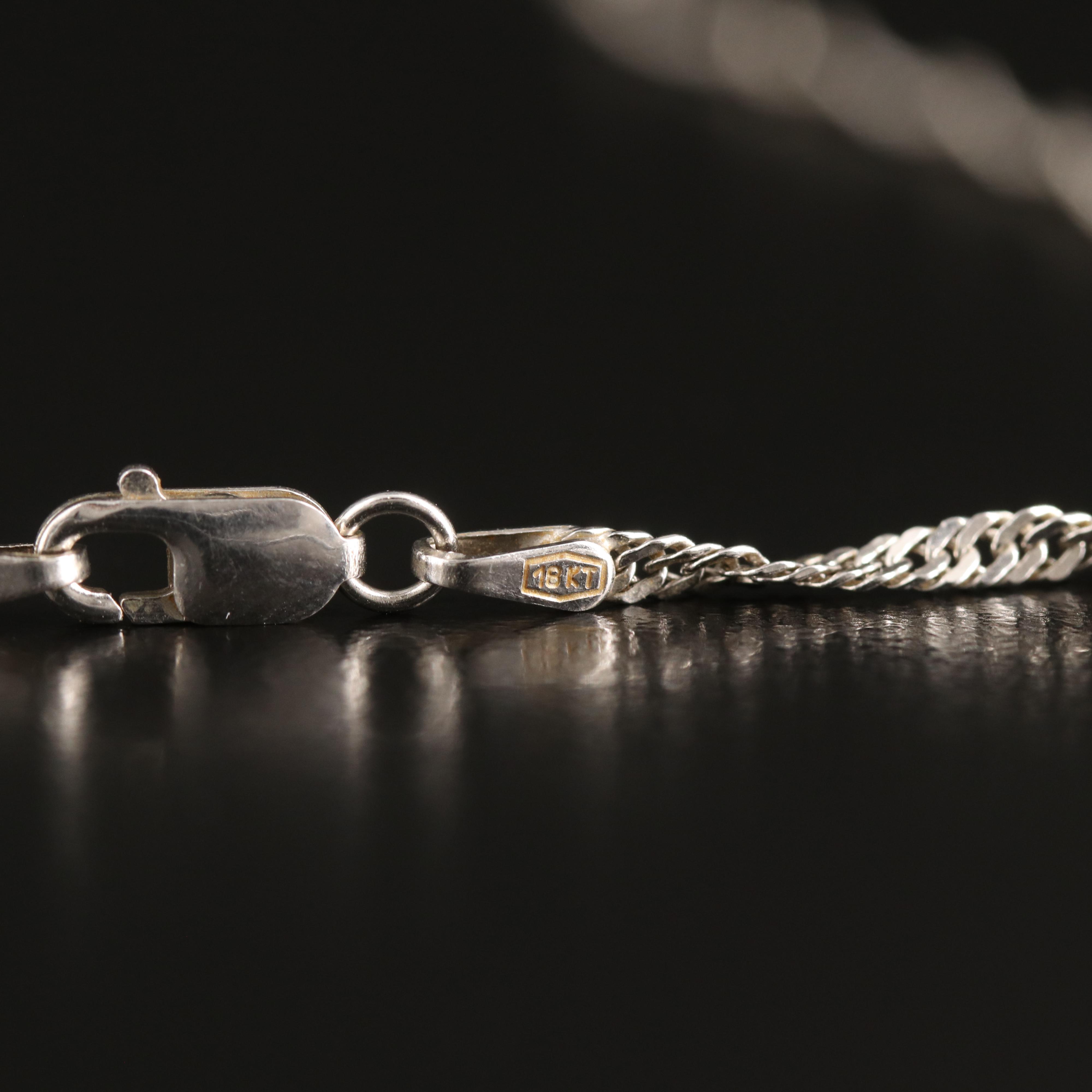 18K Singapore Chain Necklace