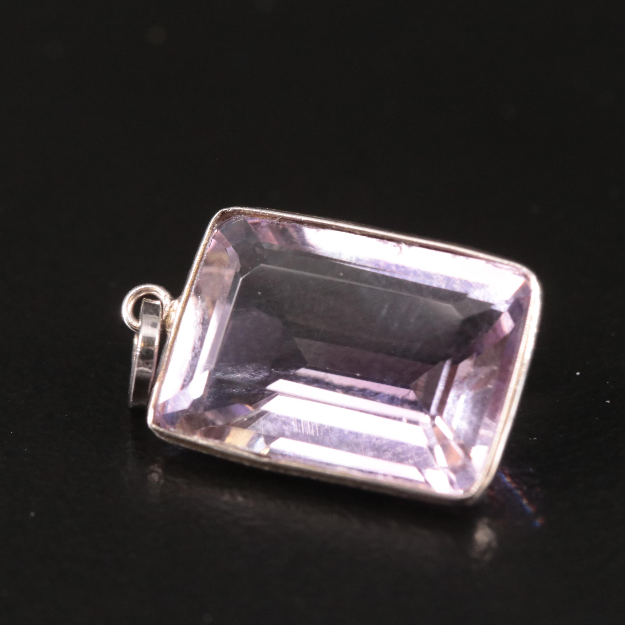 14K Amethyst Pendant