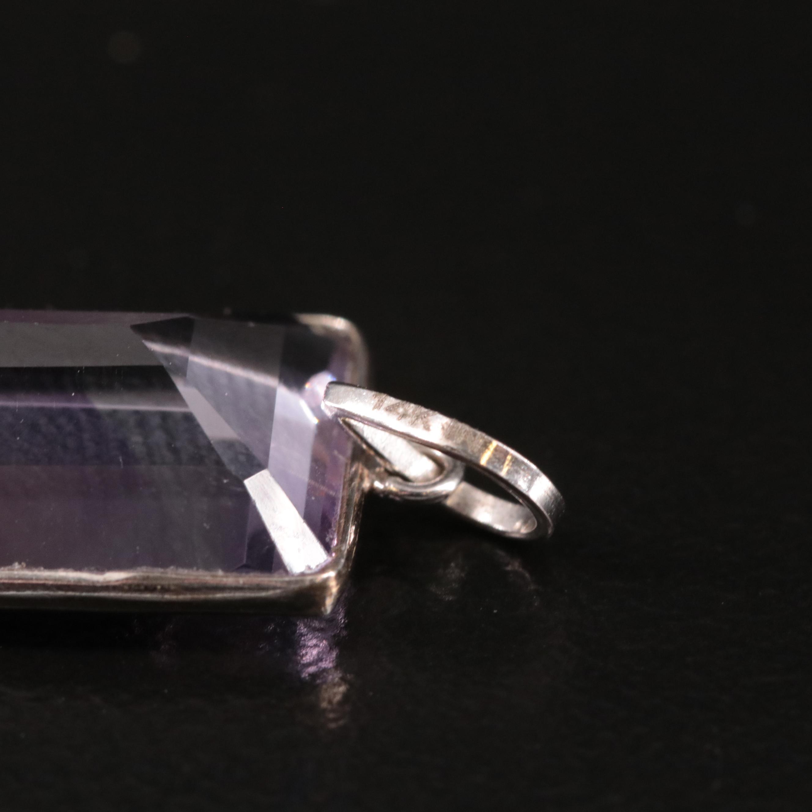 14K Amethyst Pendant