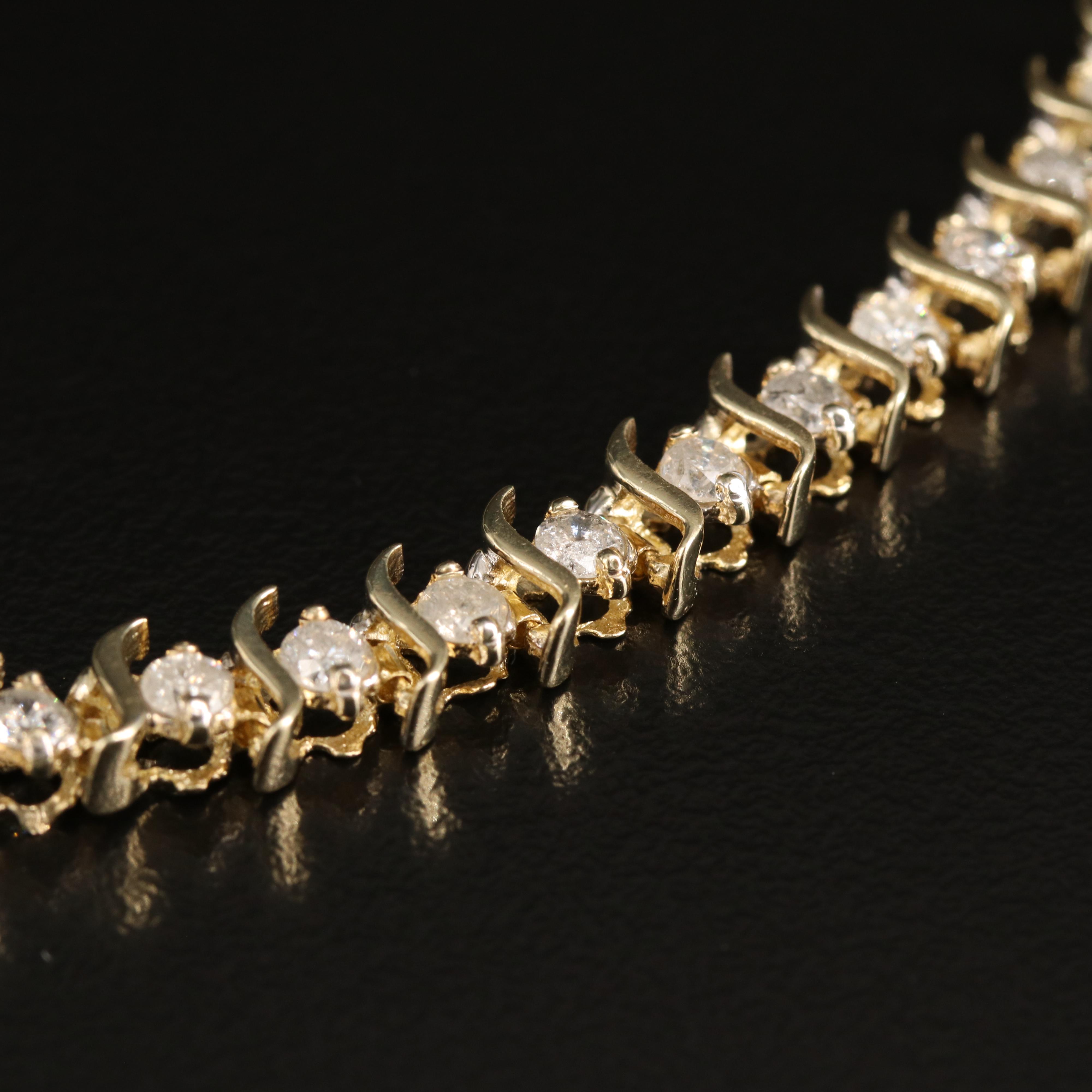 10K 7.35 CTW Diamond Necklace