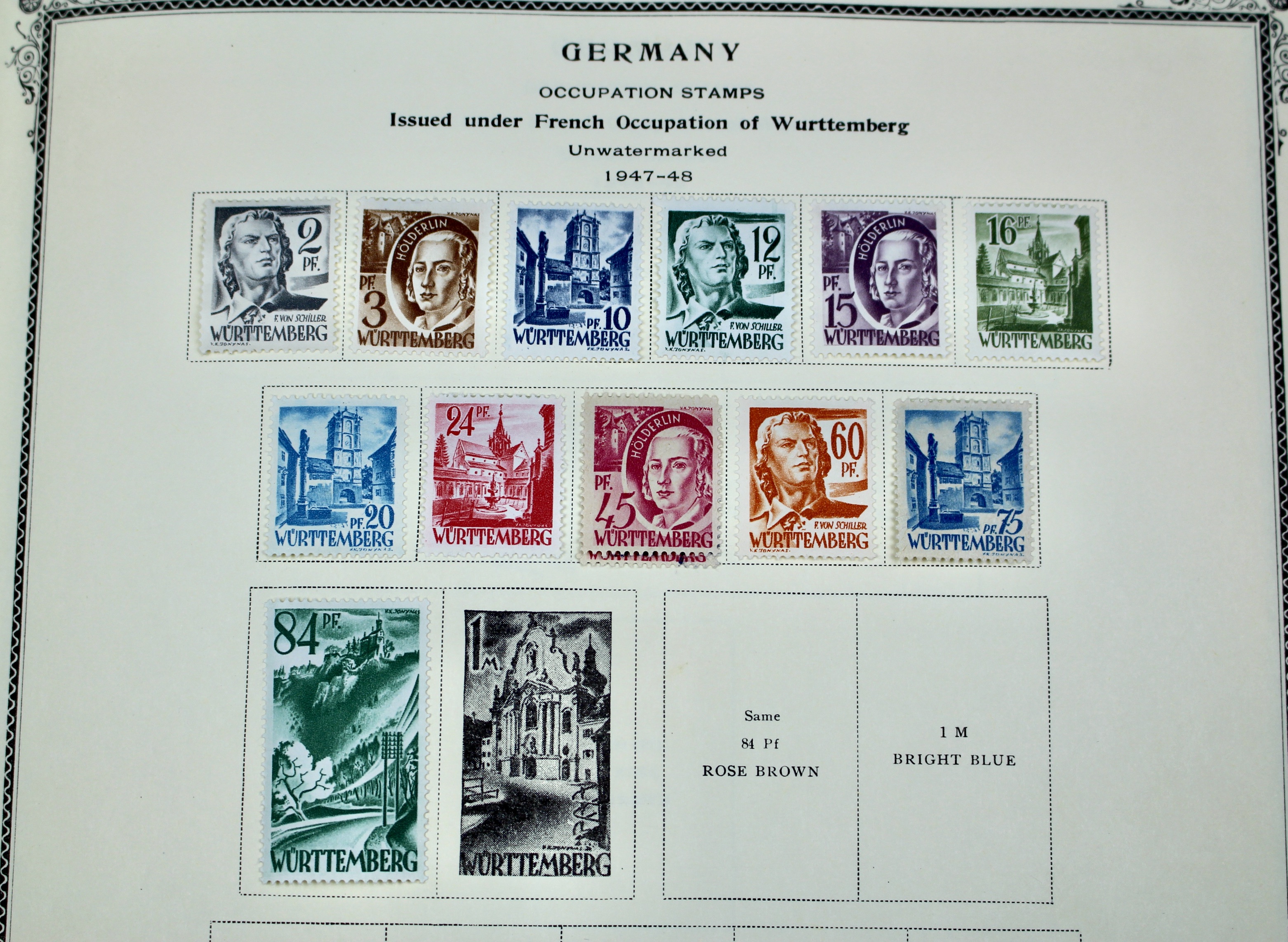 German Postage Stamp Collection
