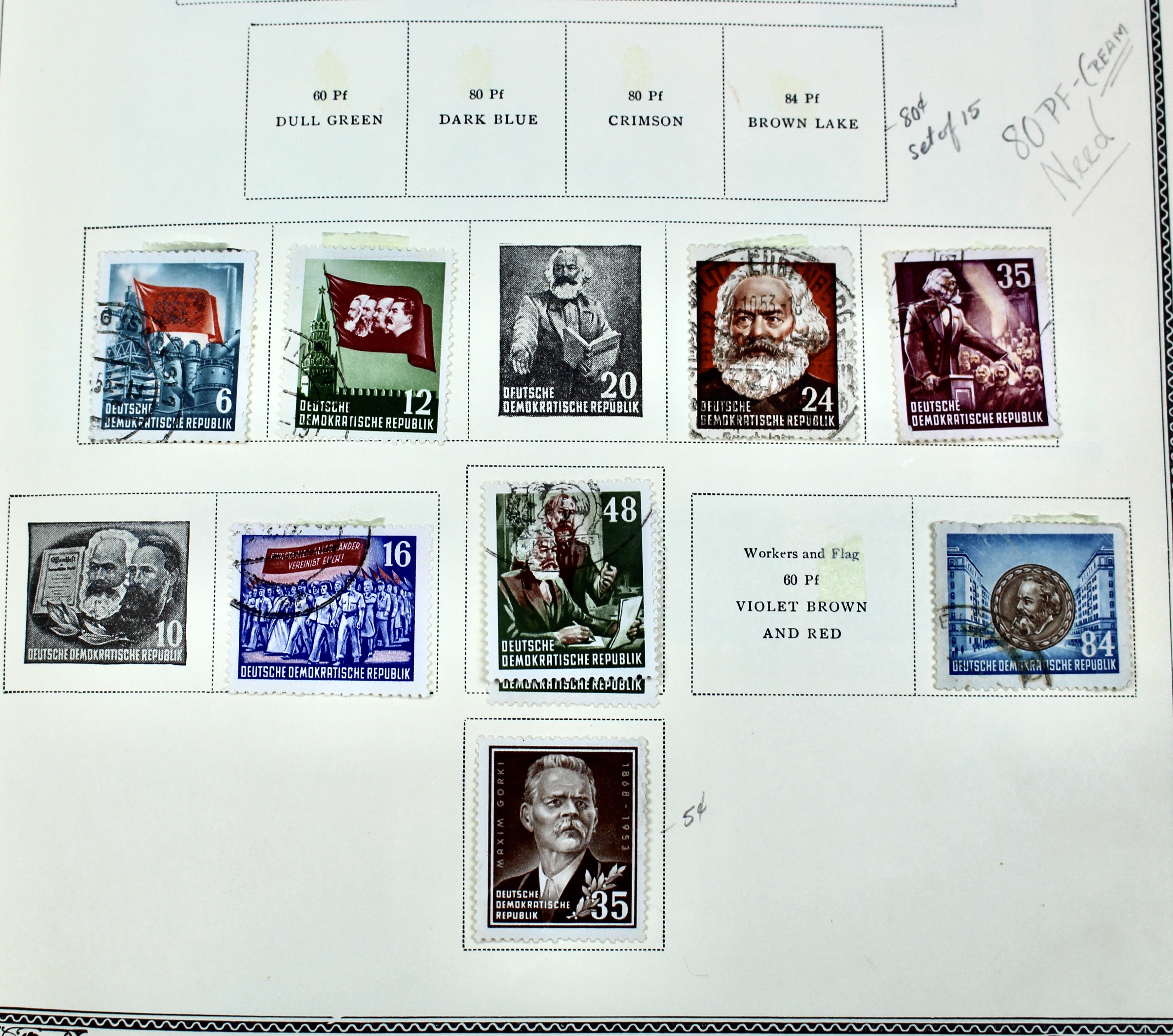 German Postage Stamp Collection
