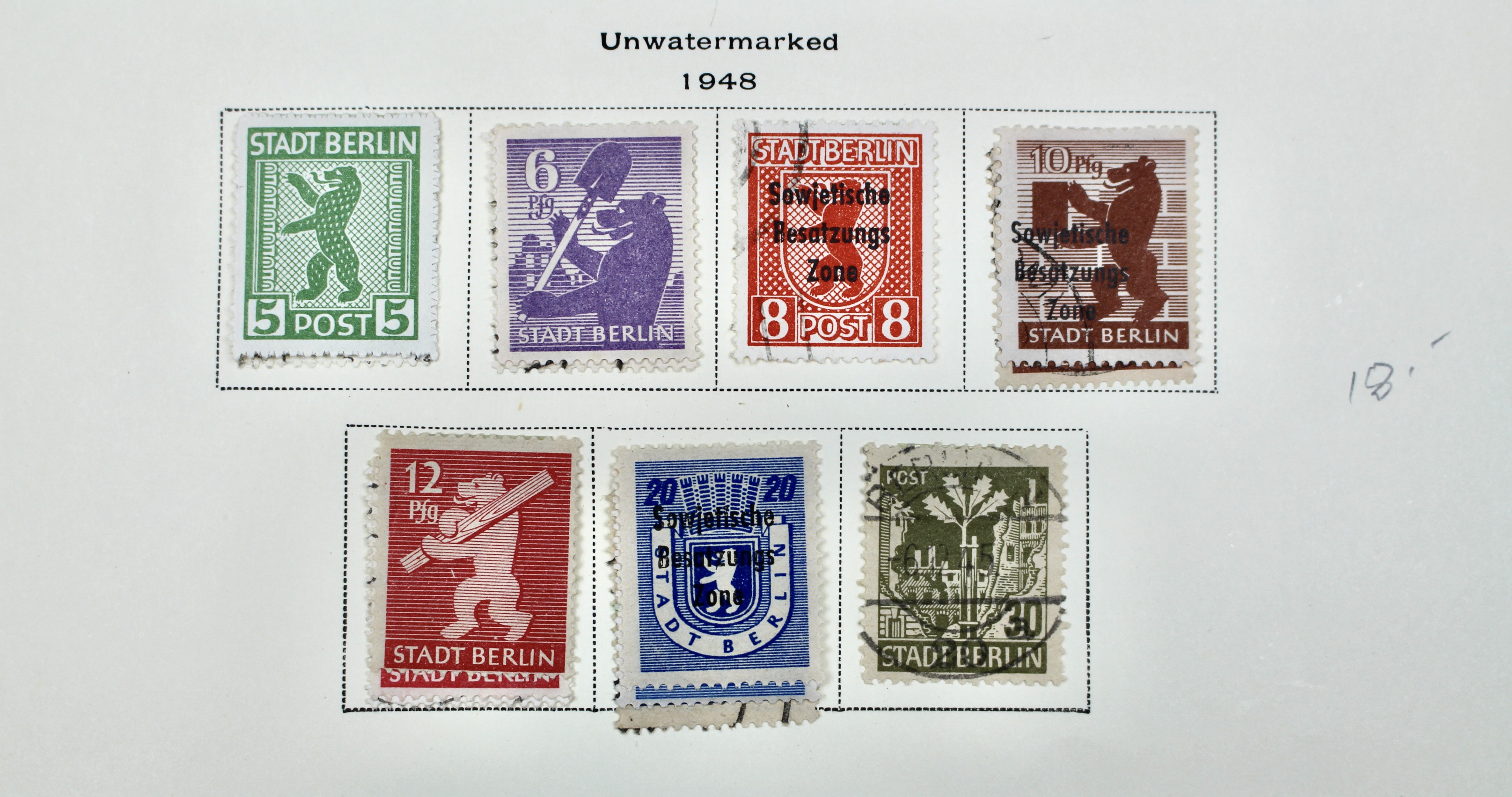 German Postage Stamp Collection
