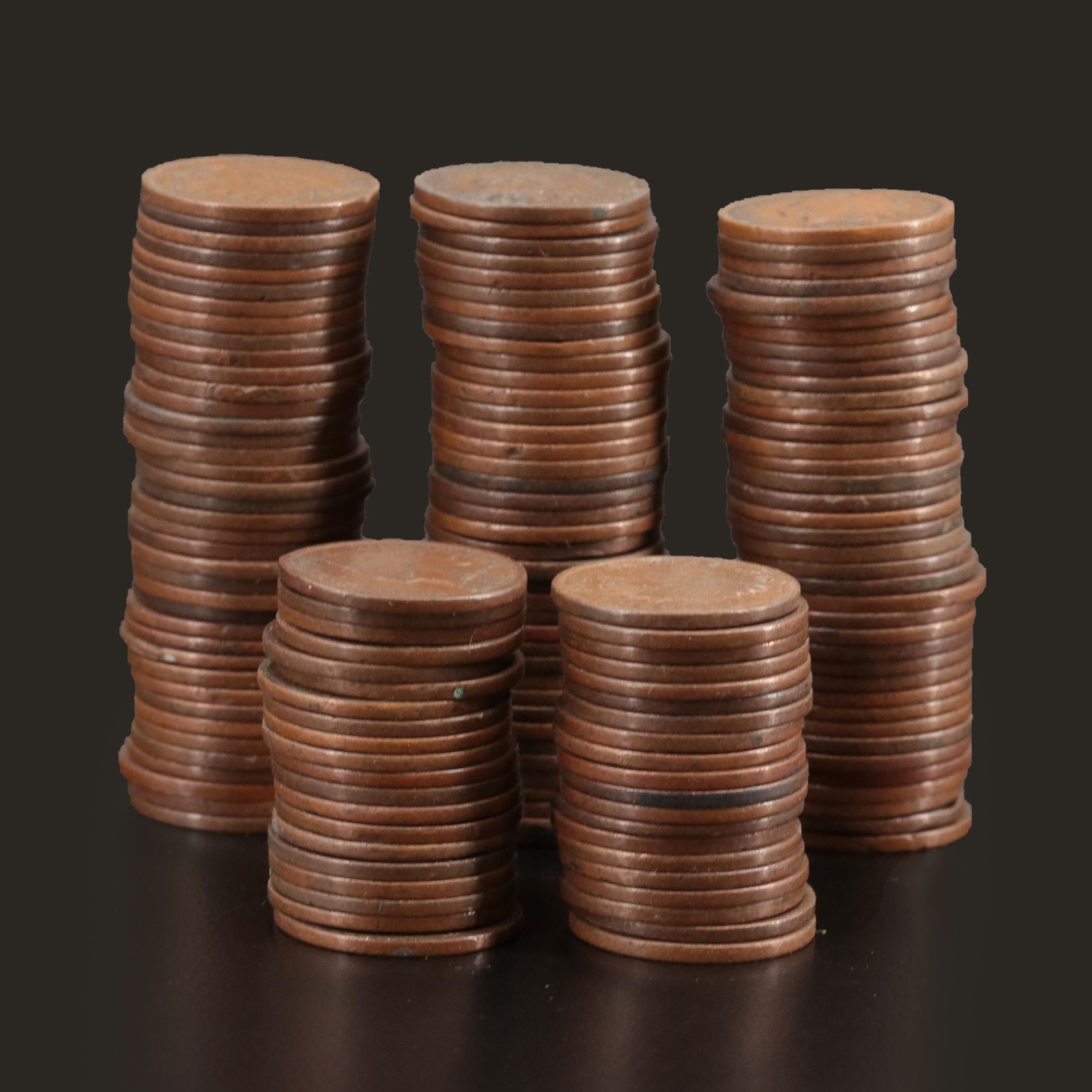 One Hundred-Fifty Indian Head Cents, Dated 1880-1909