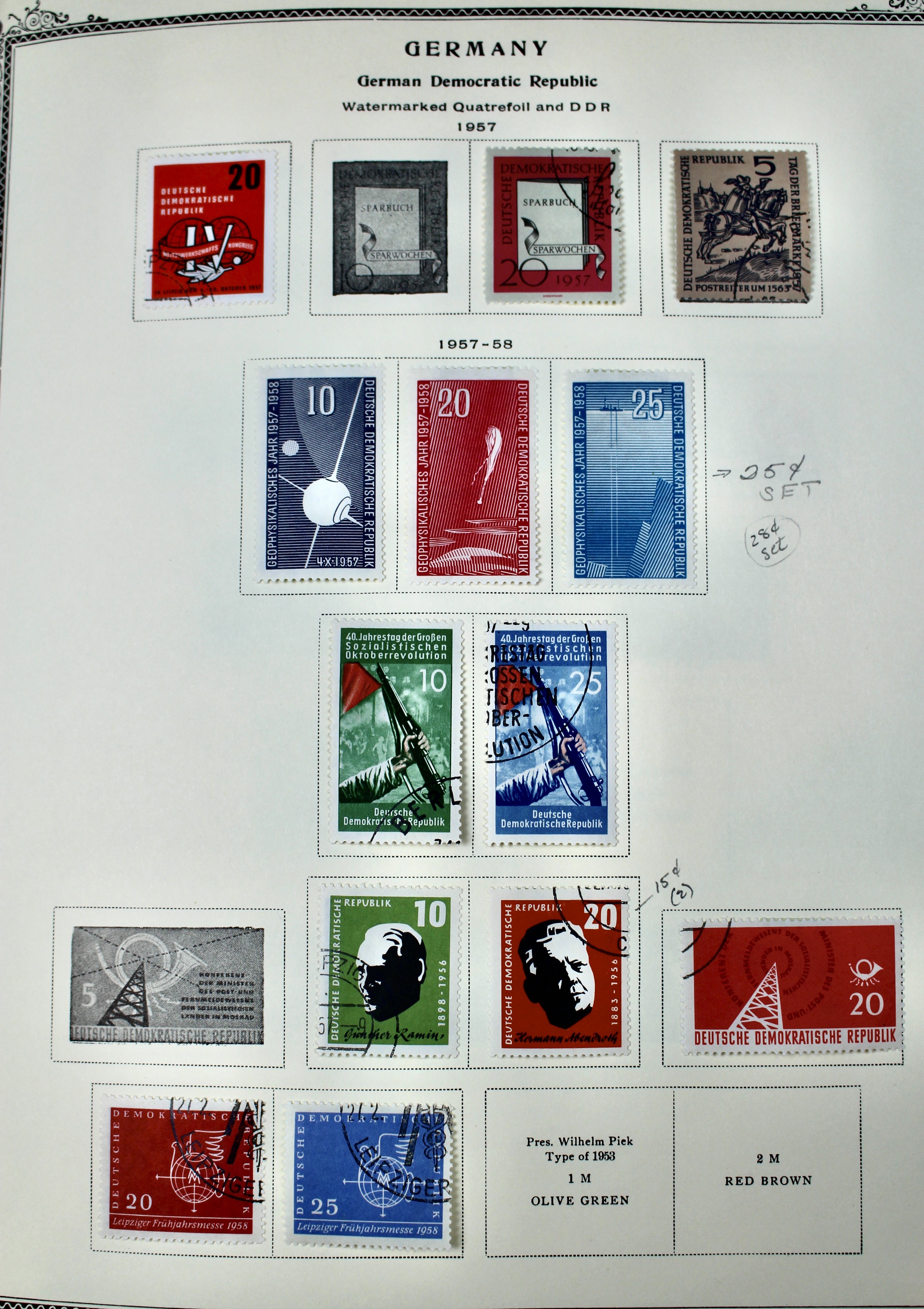 German Postage Stamp Collection