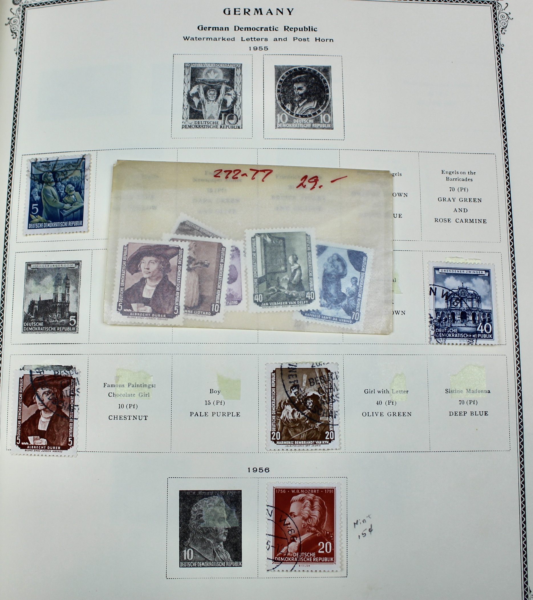 German Postage Stamp Collection