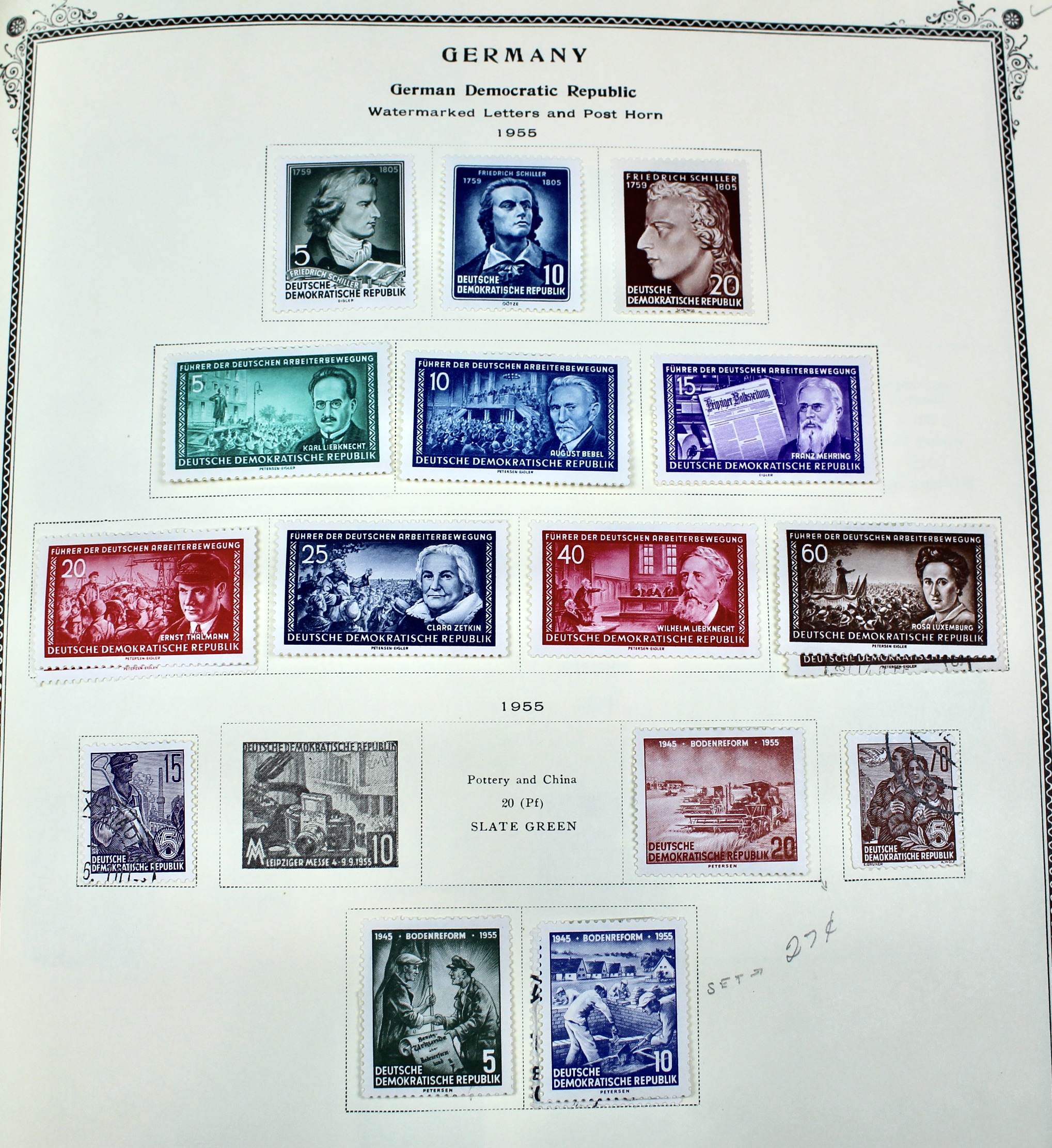 German Postage Stamp Collection