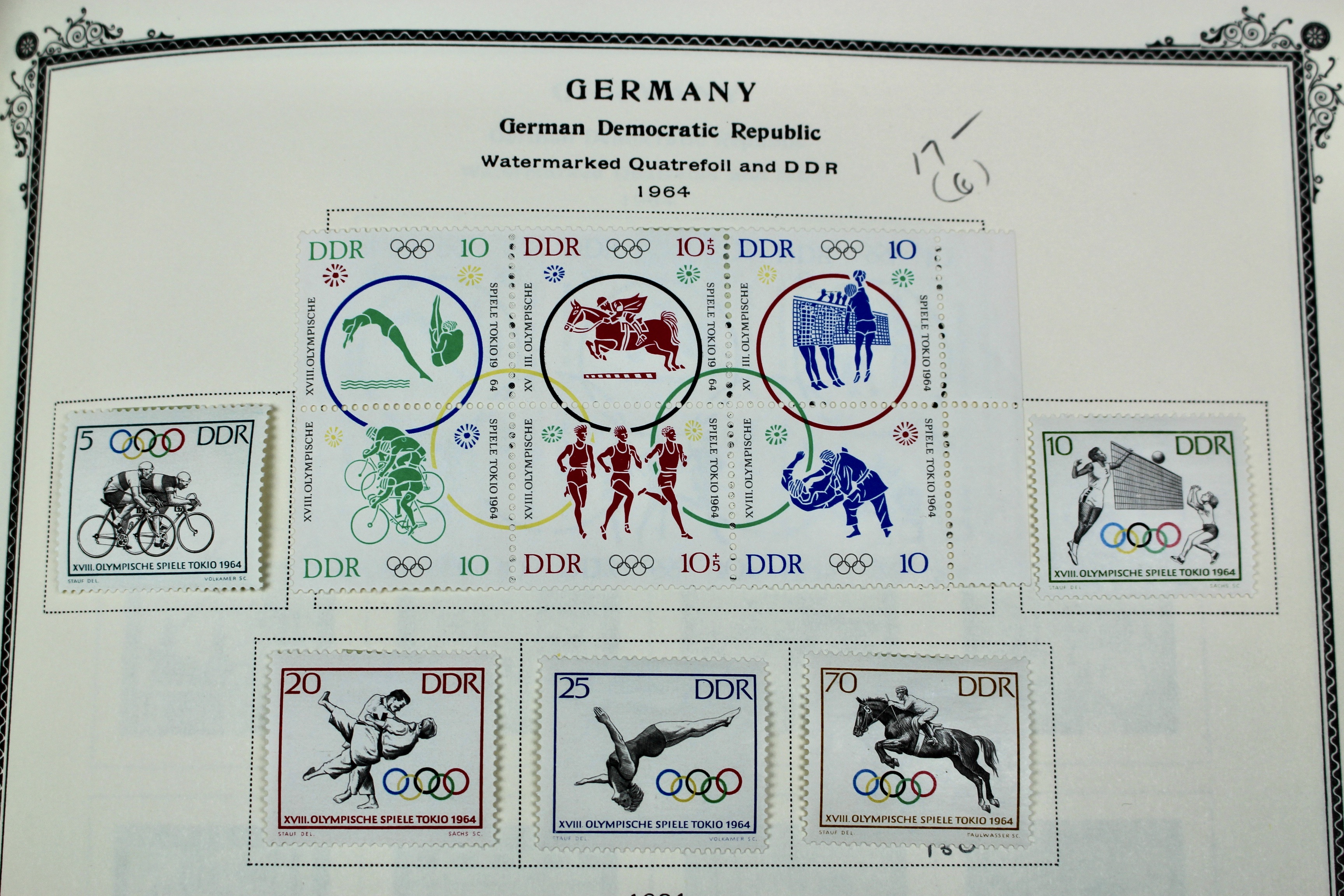 German Postage Stamp Collection