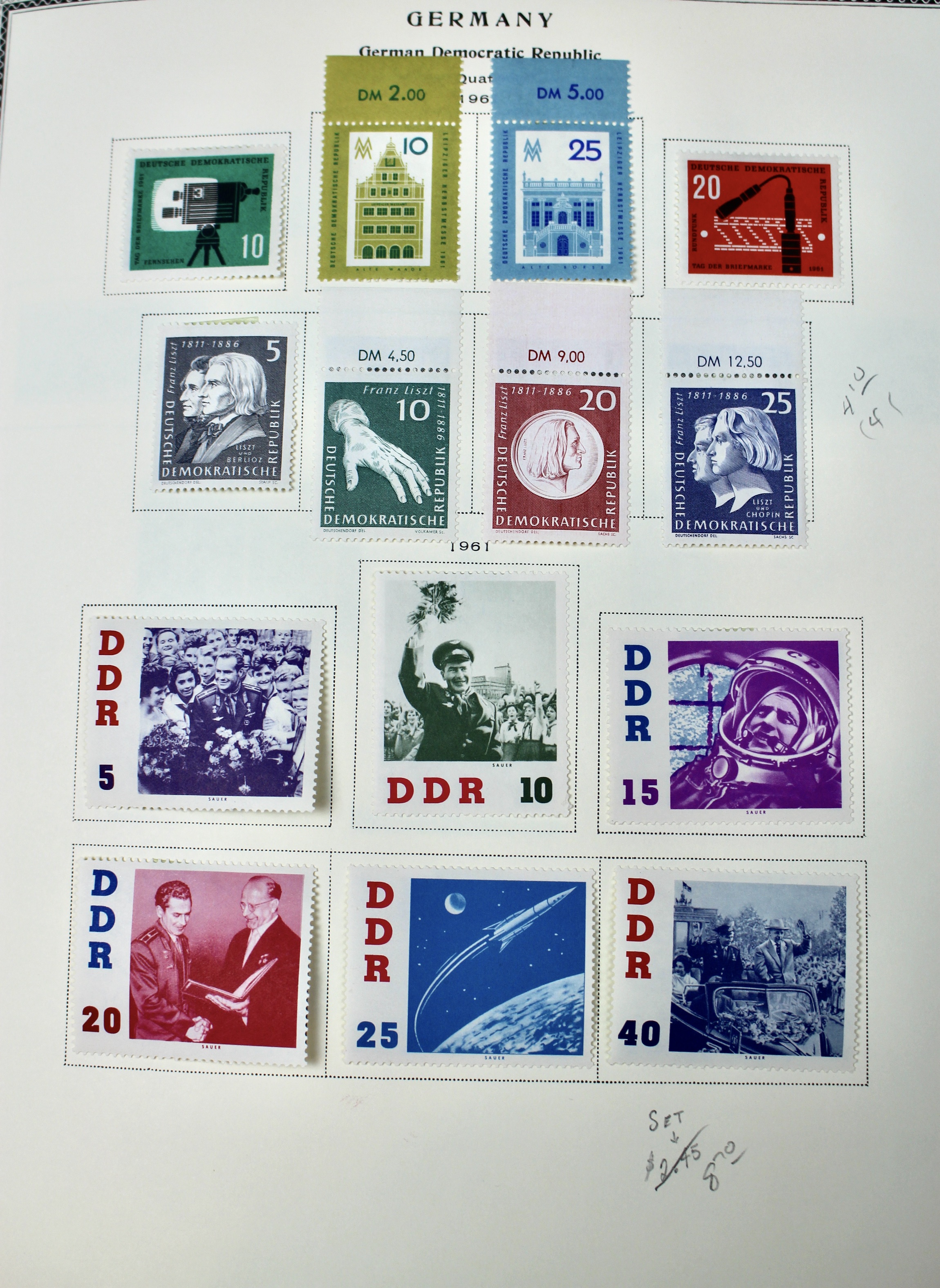 German Postage Stamp Collection