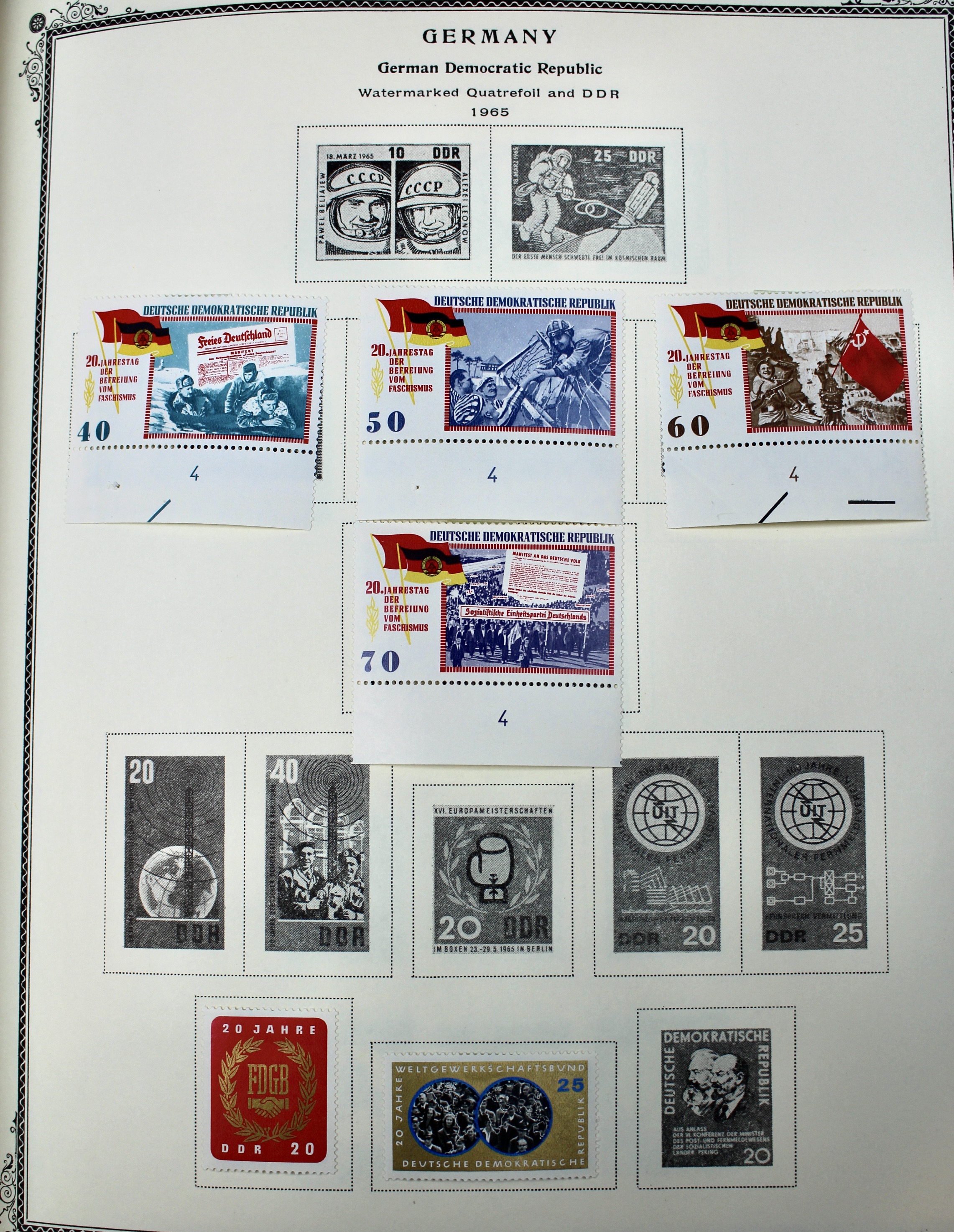 German Postage Stamp Collection