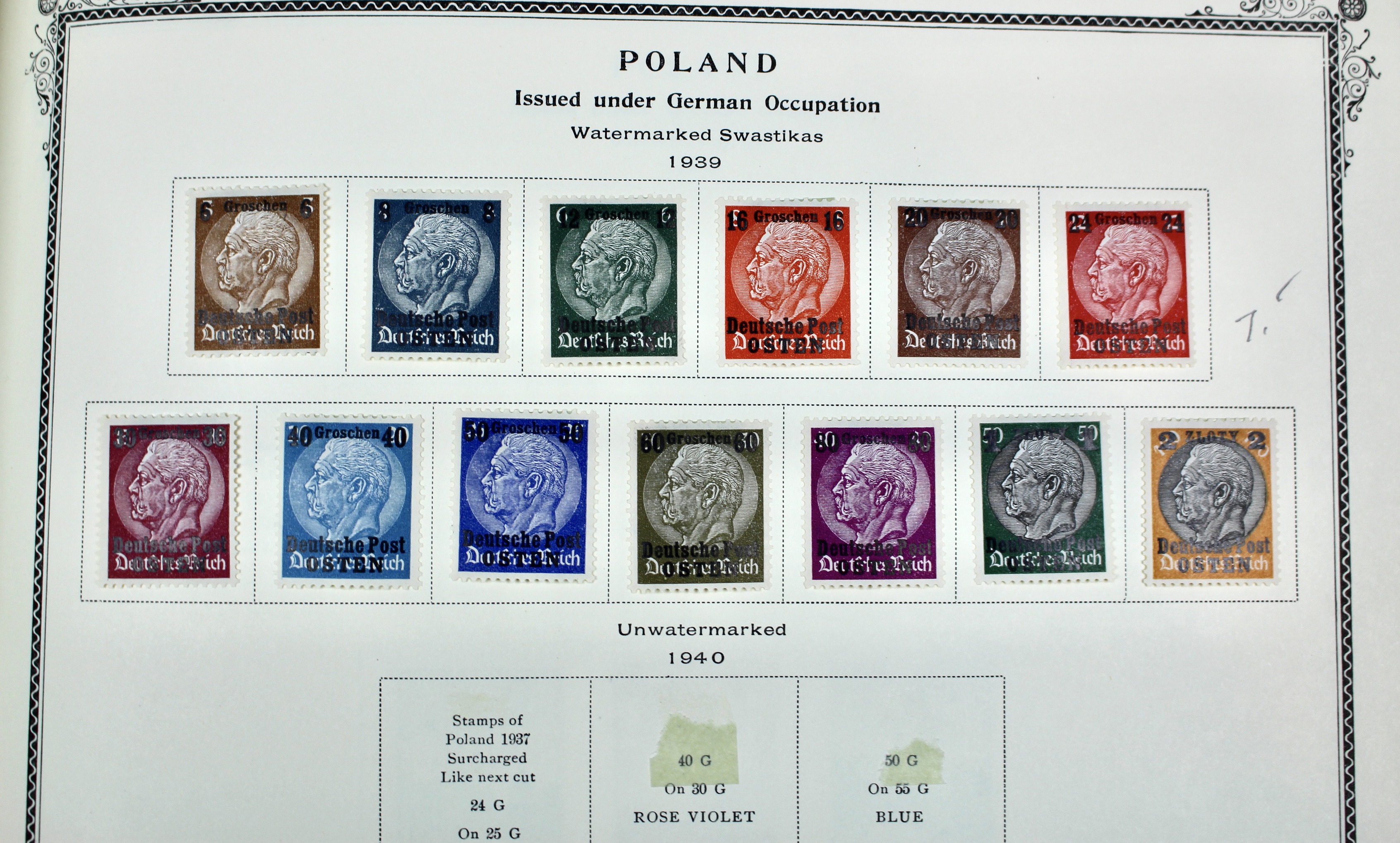 German Postage Stamp Collection