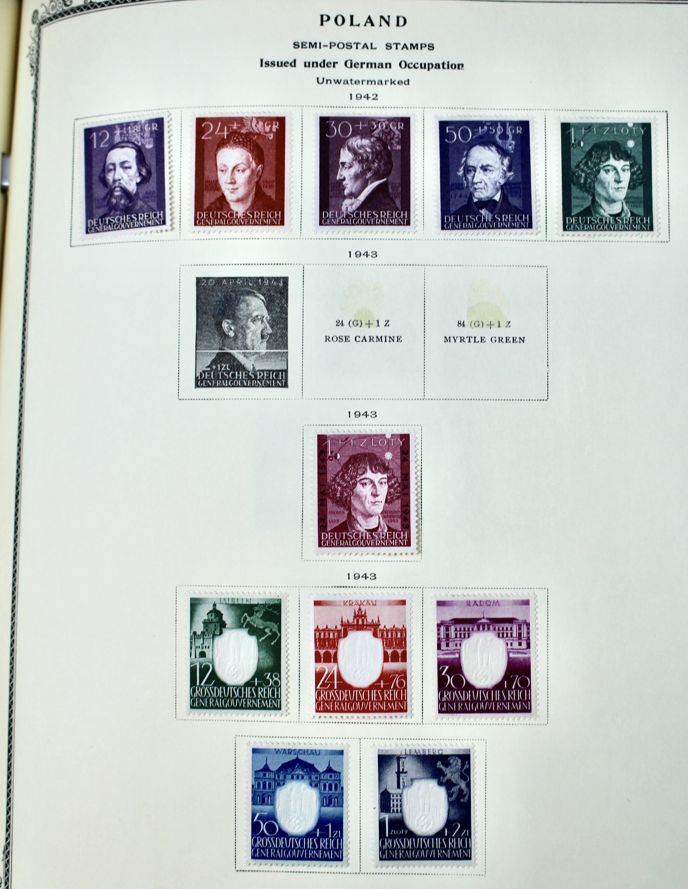 German Postage Stamp Collection
