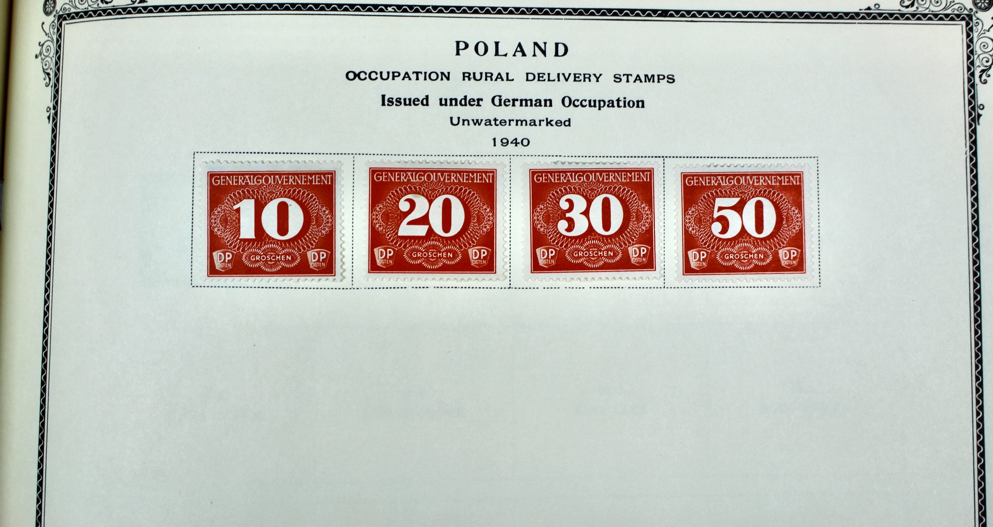 German Postage Stamp Collection