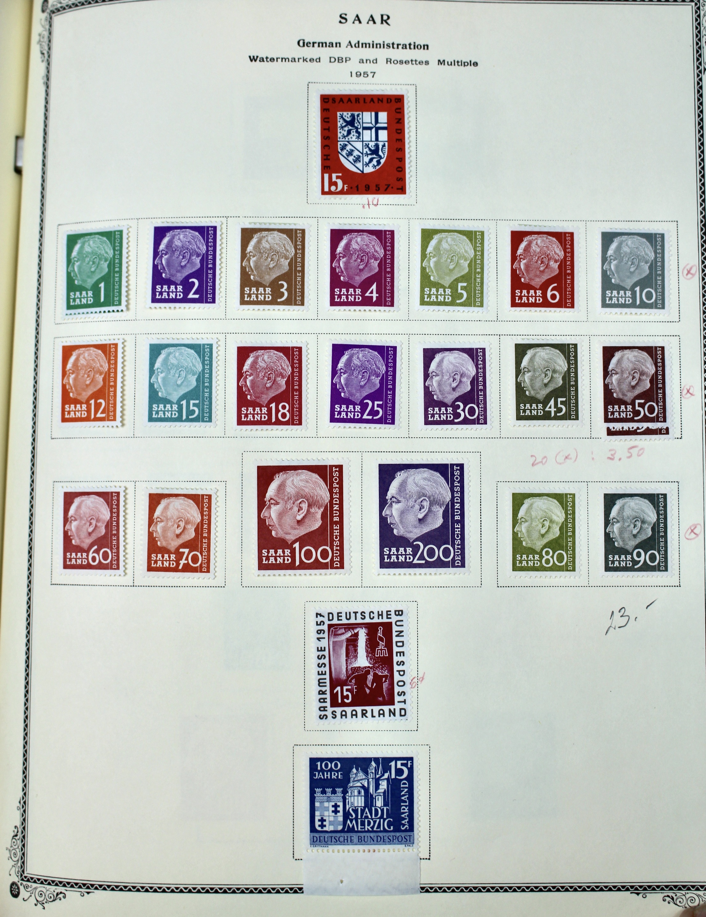 German Postage Stamp Collection