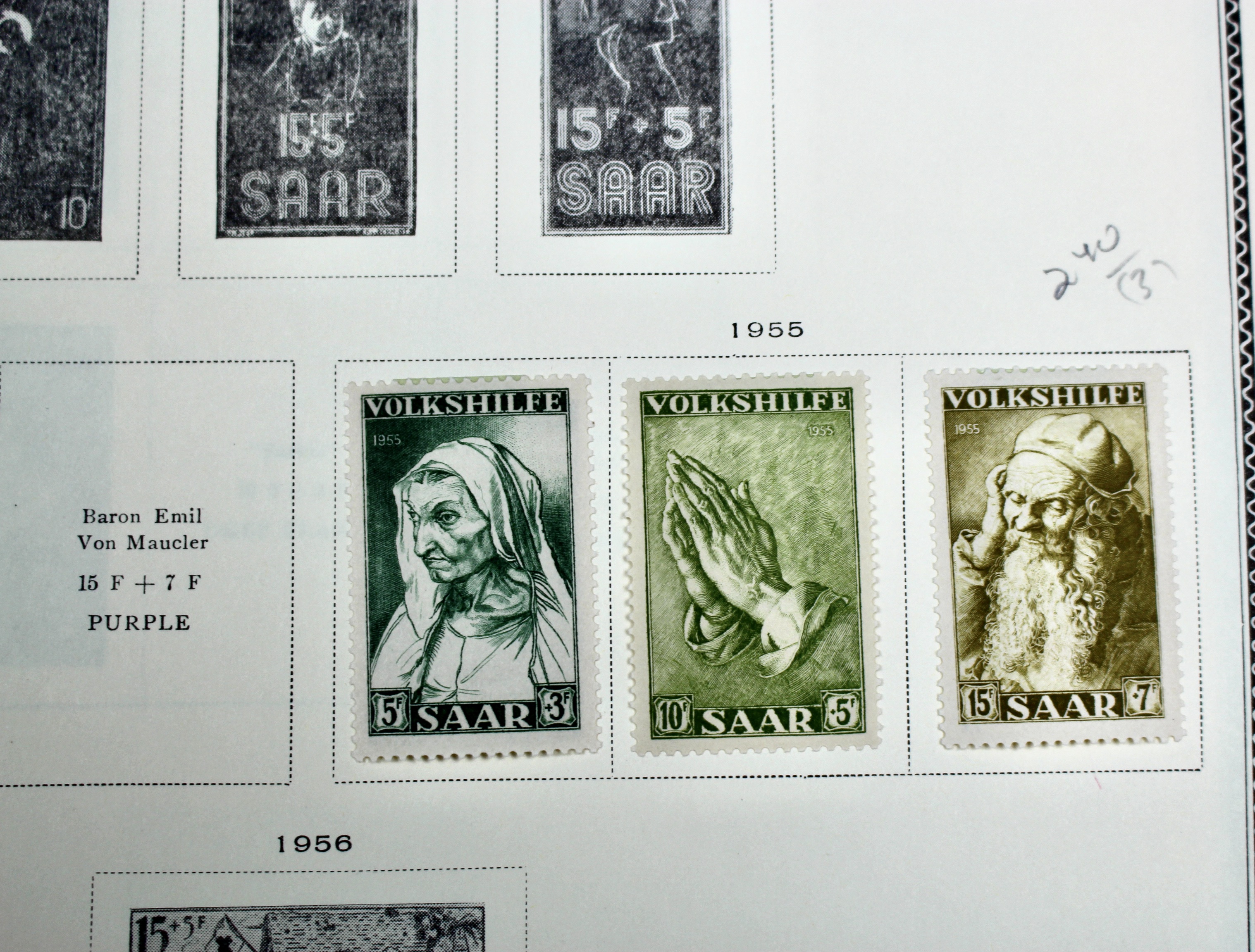 German Postage Stamp Collection