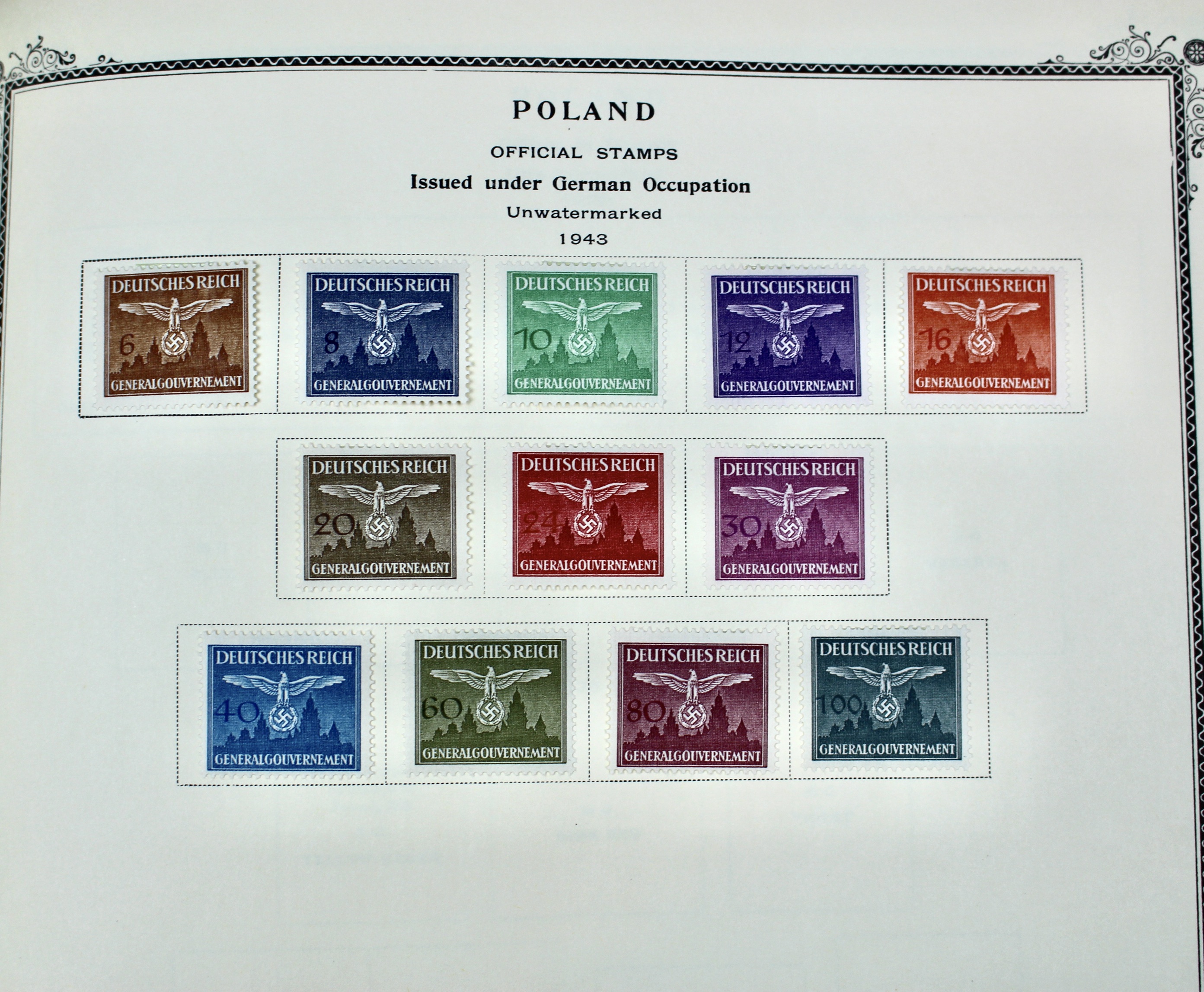 German Postage Stamp Collection