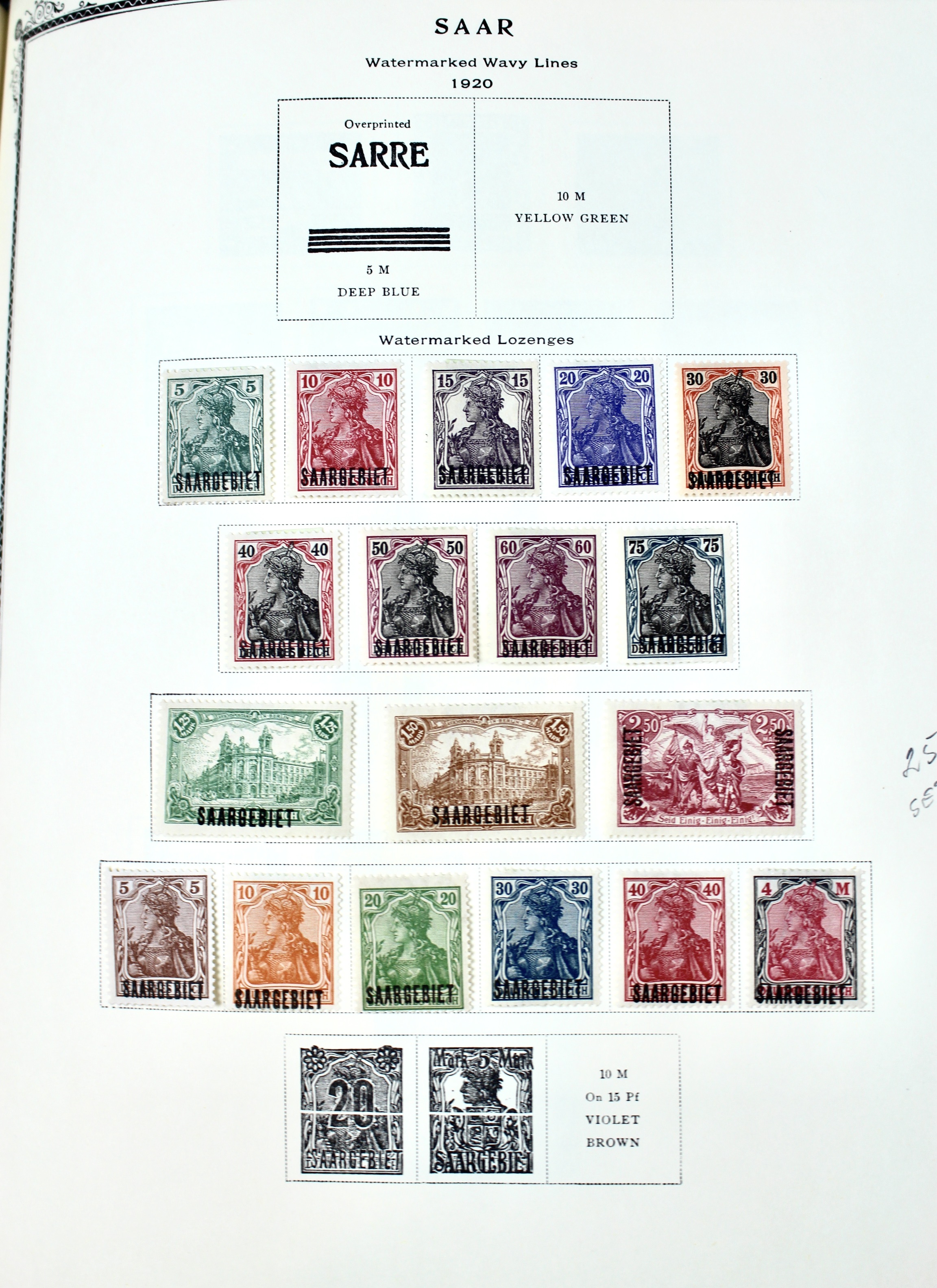 German Postage Stamp Collection
