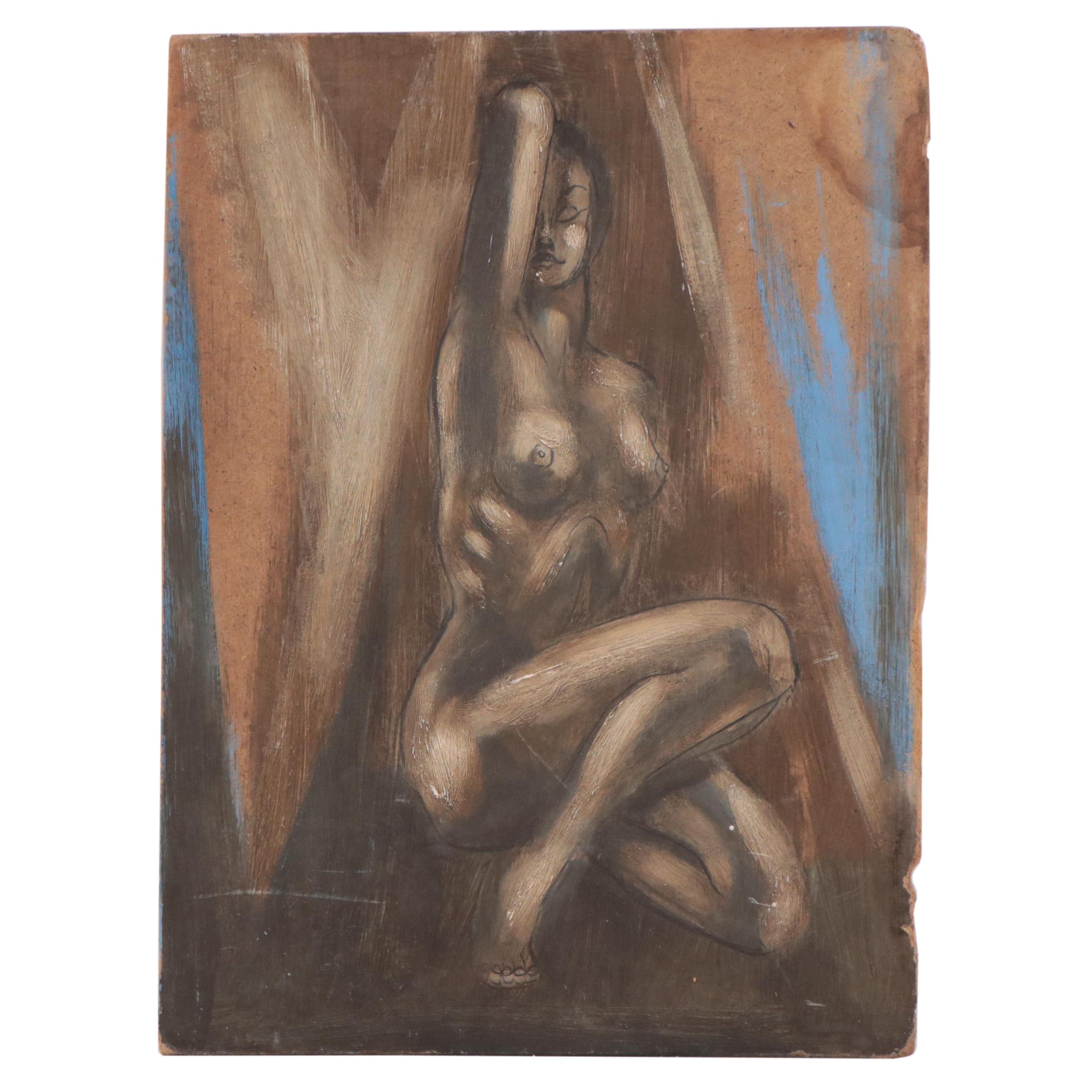 Oil Painting of Nude Figure