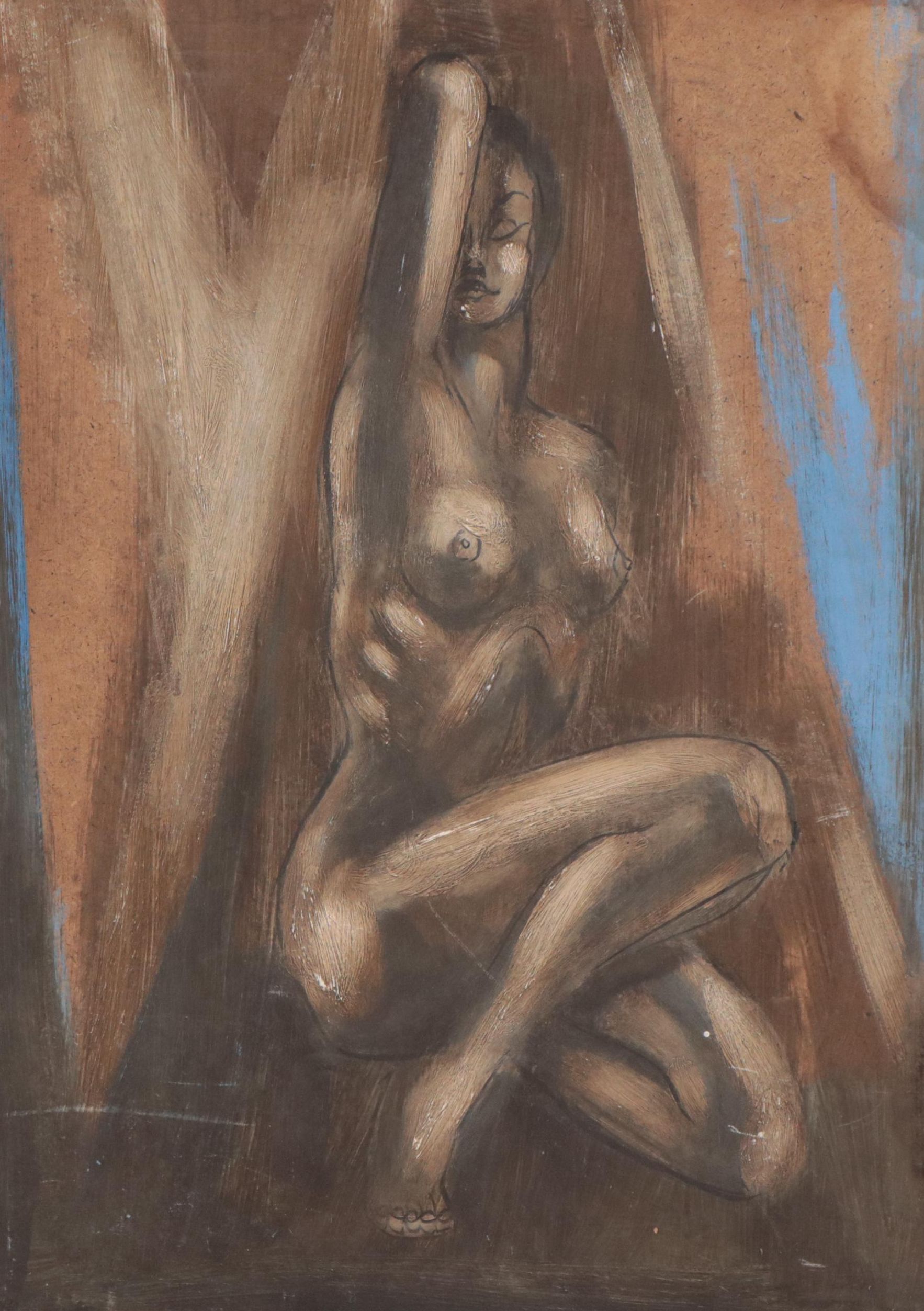 Oil Painting of Nude Figure