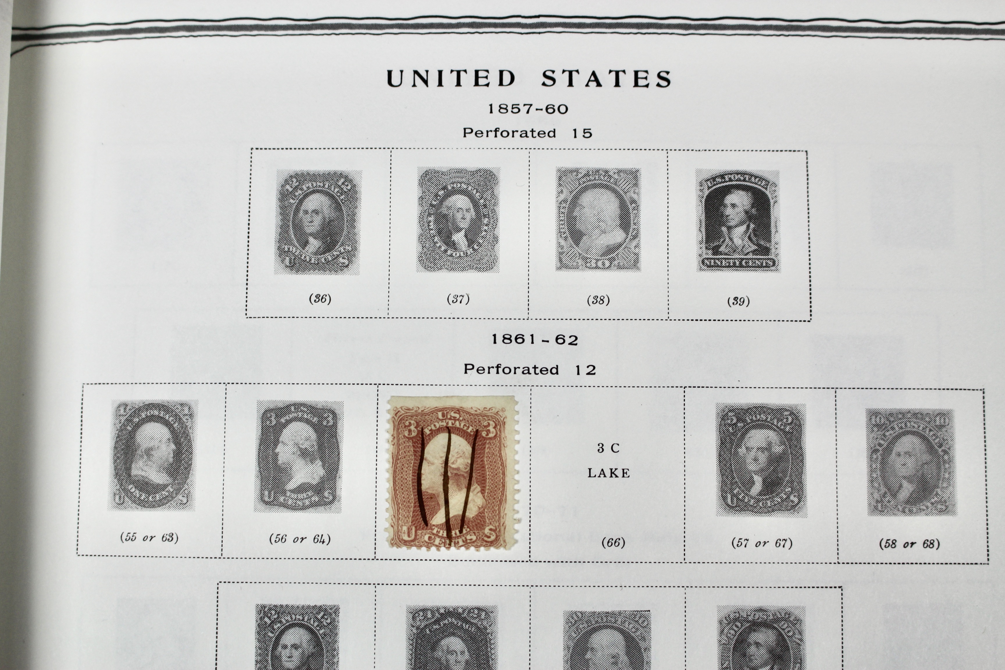 U.S. Postage Stamp Collection, 1860-1996