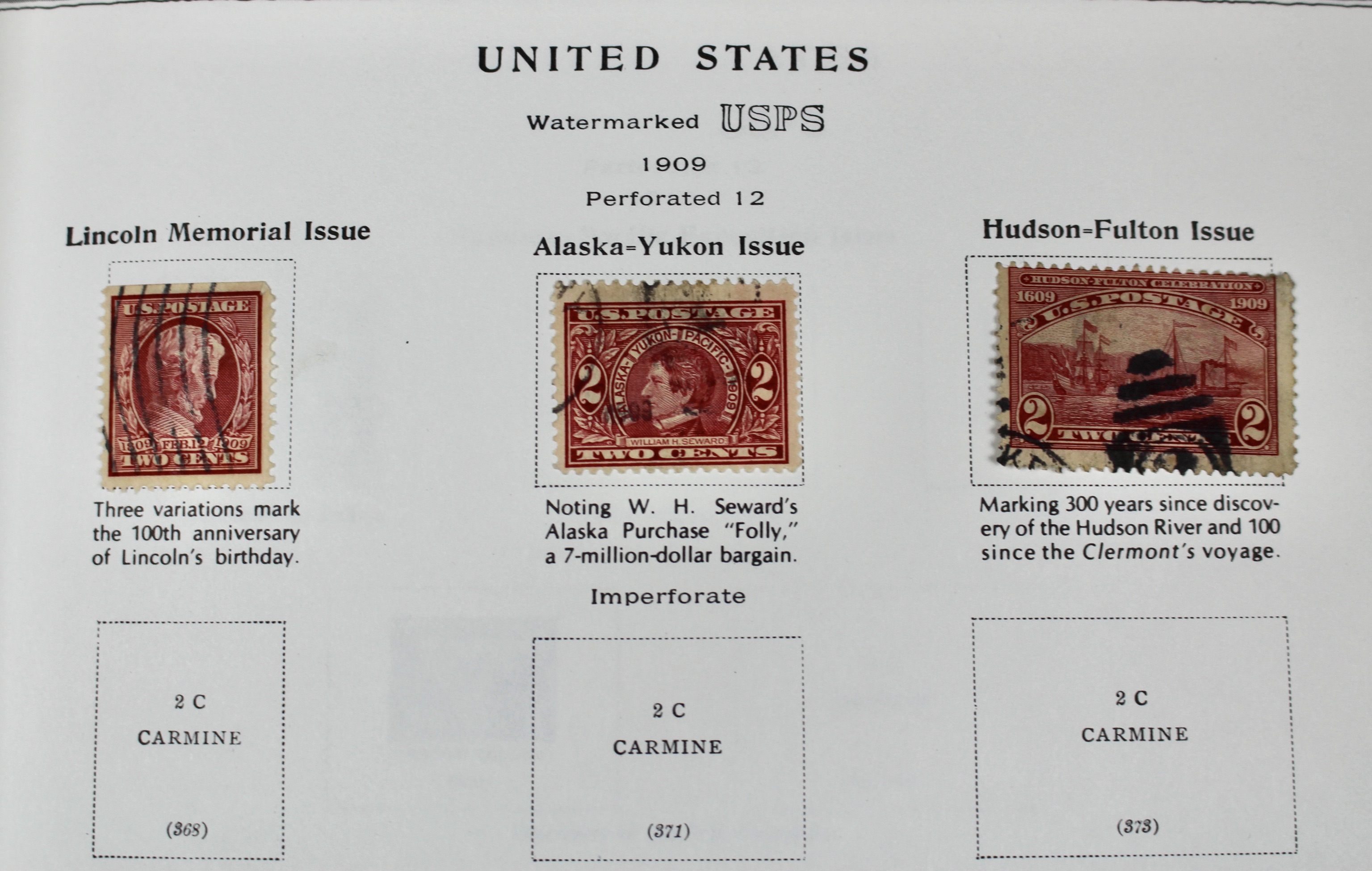 U.S. Postage Stamp Collection, 1860-1996