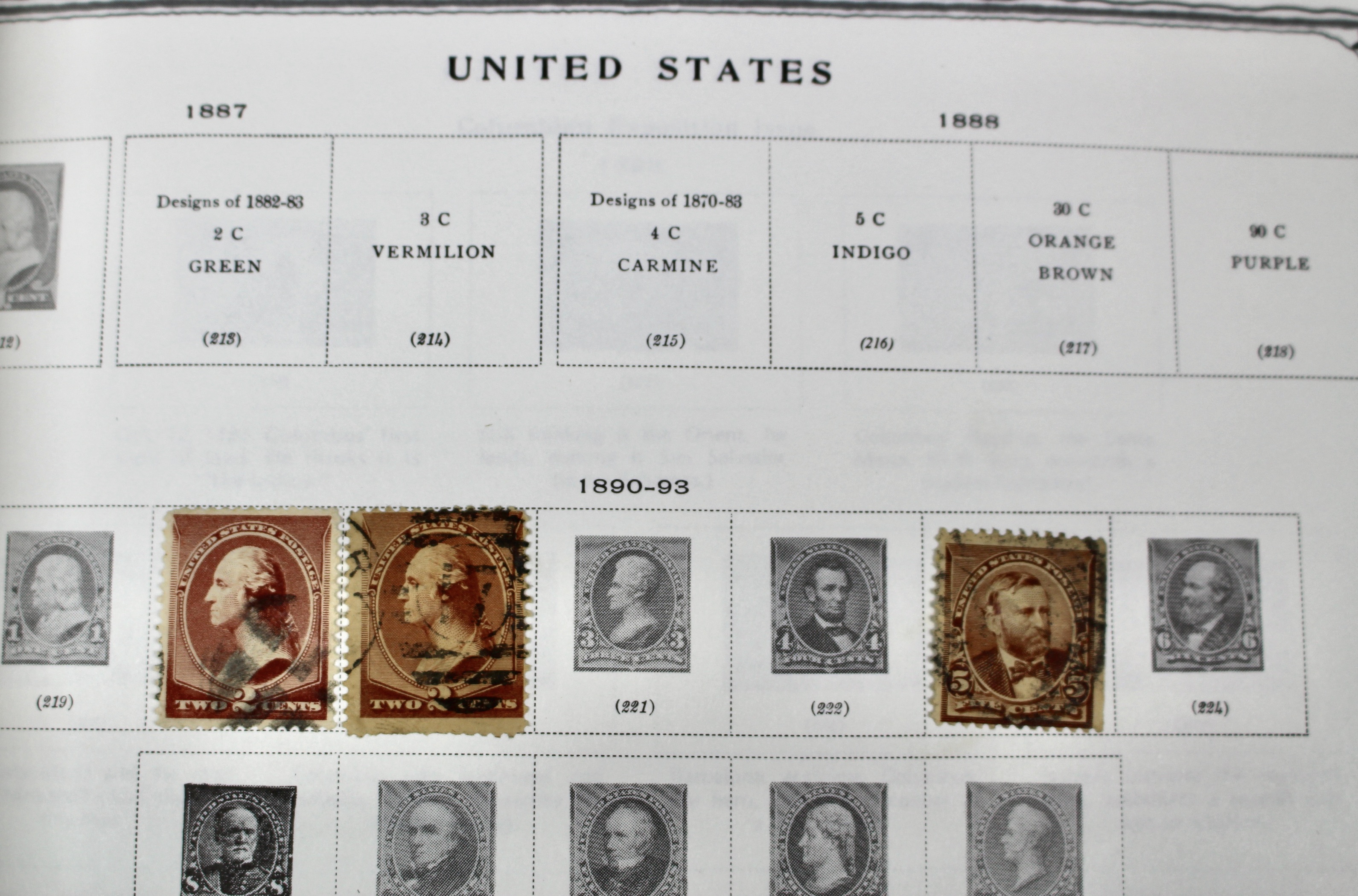 U.S. Postage Stamp Collection, 1860-1996