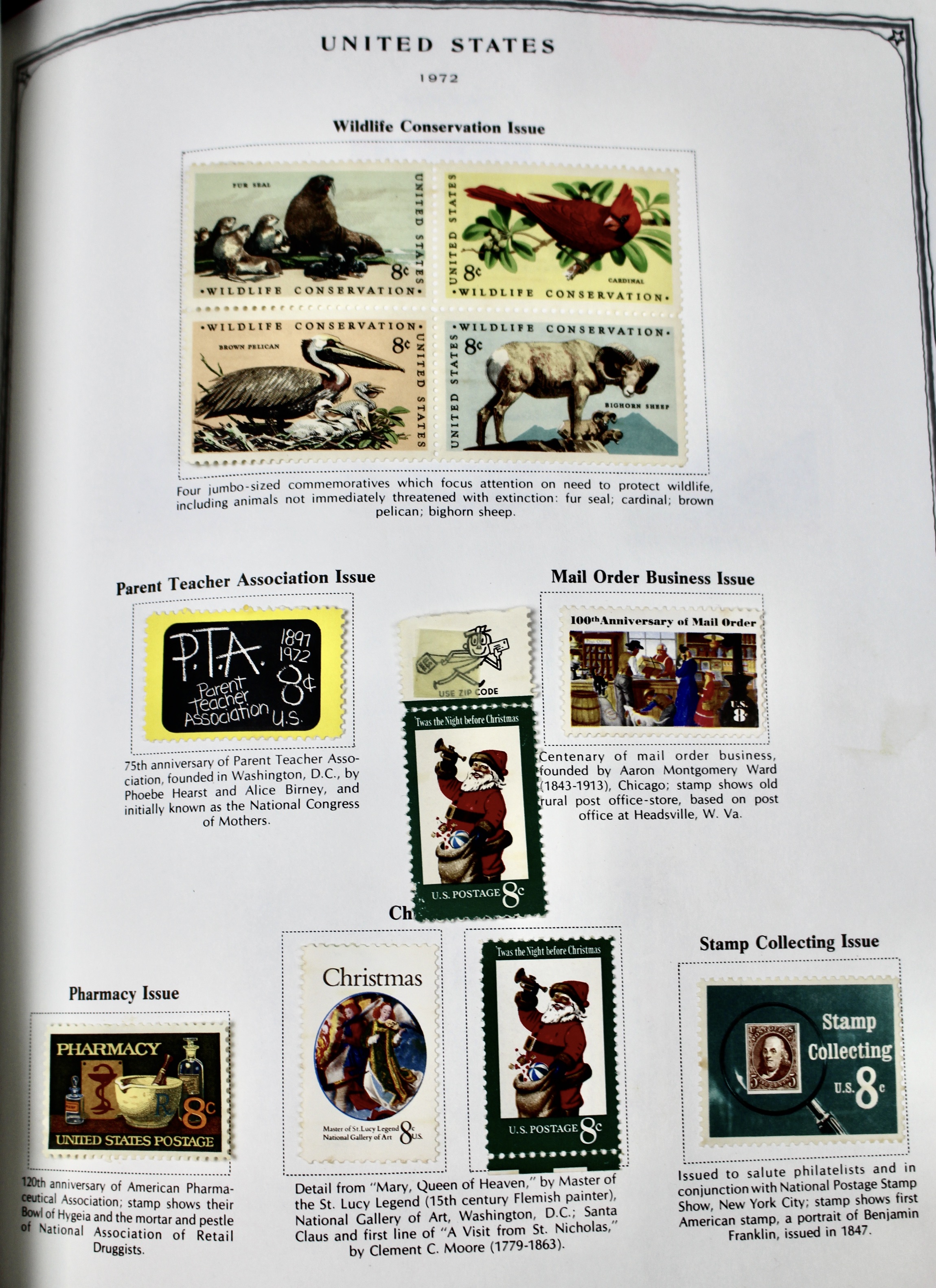 U.S. Postage Stamp Collection, 1860-1996