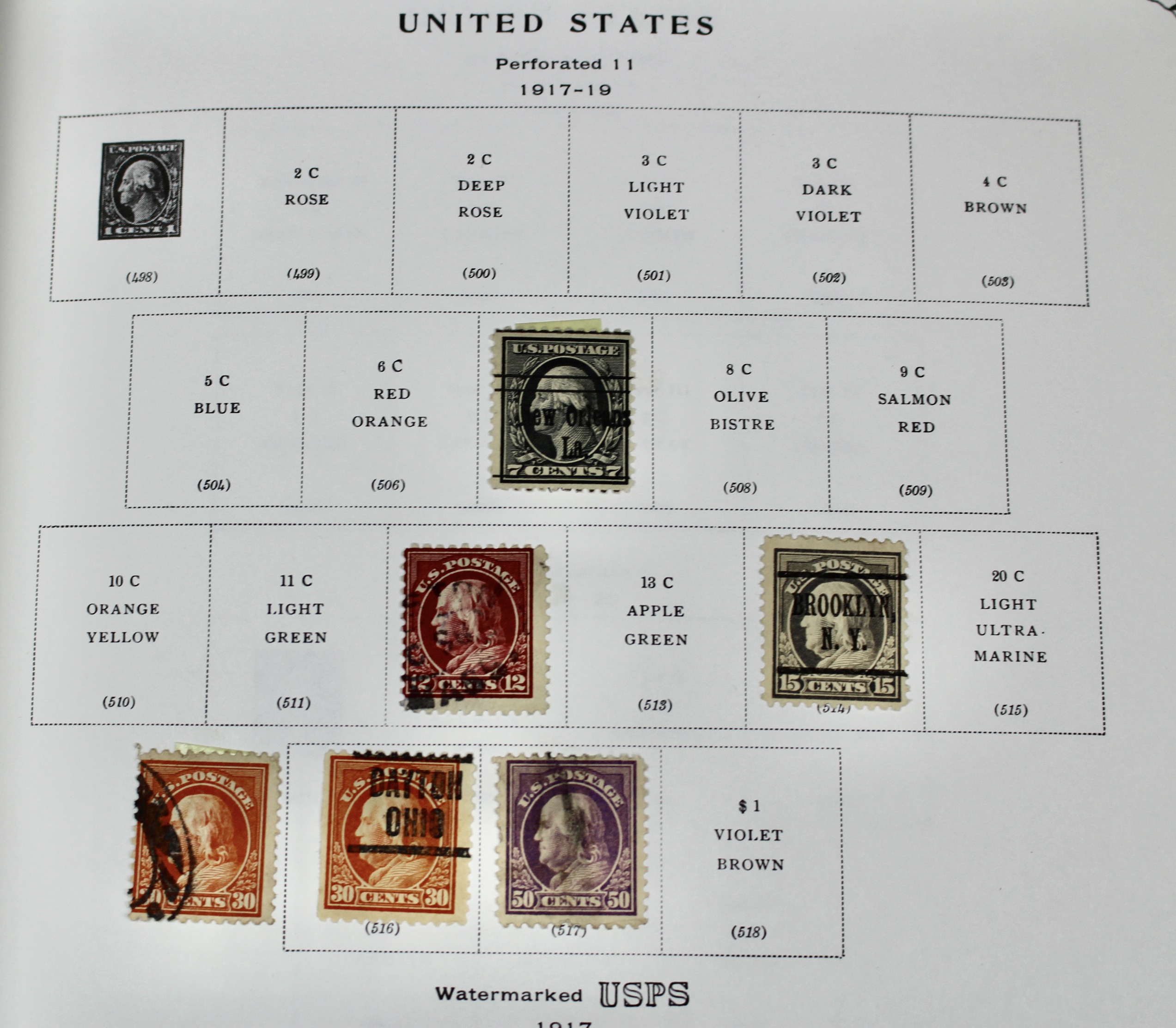 U.S. Postage Stamp Collection, 1860-1996