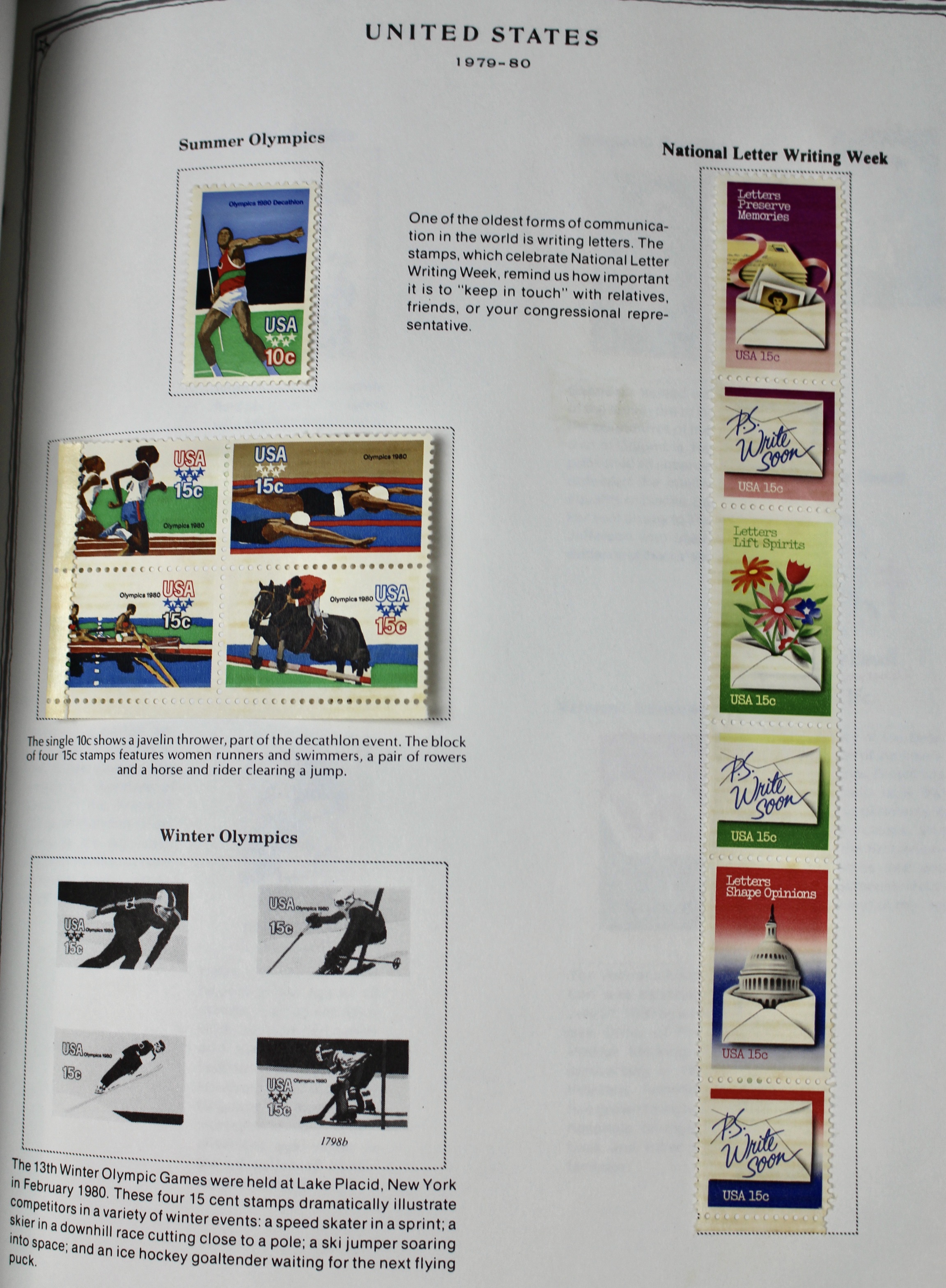 U.S. Postage Stamp Collection, 1860-1996