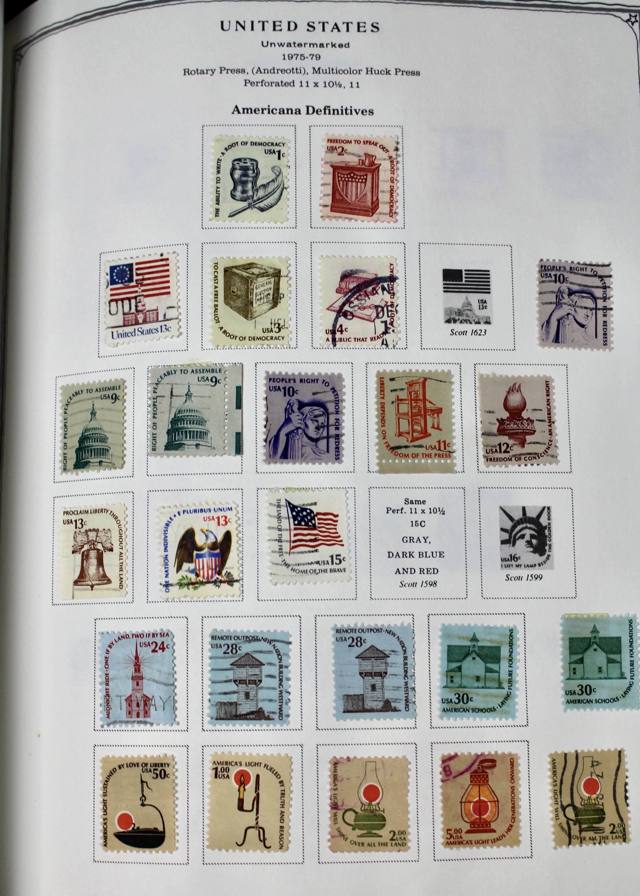 U.S. Postage Stamp Collection, 1860-1996