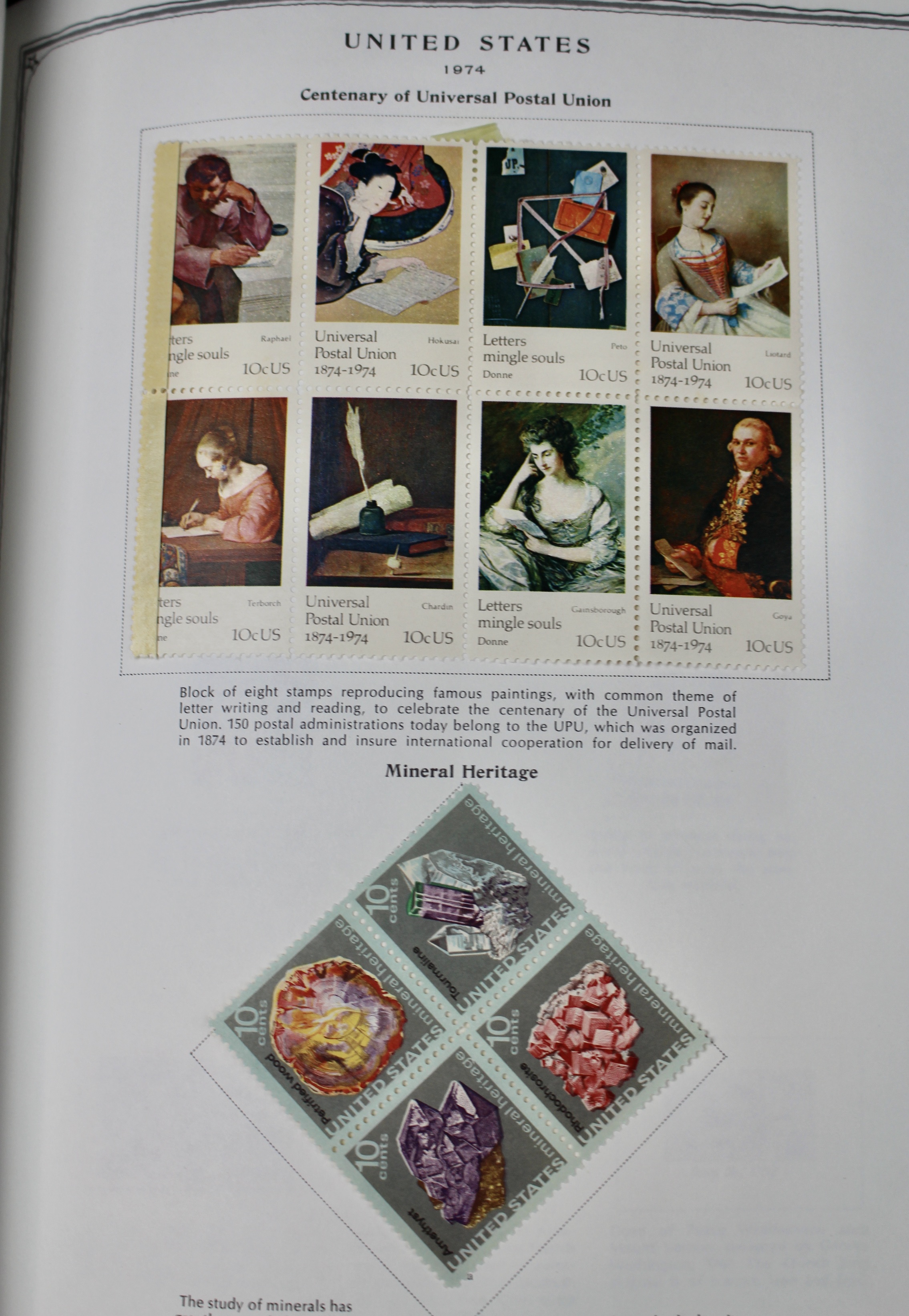 U.S. Postage Stamp Collection, 1860-1996