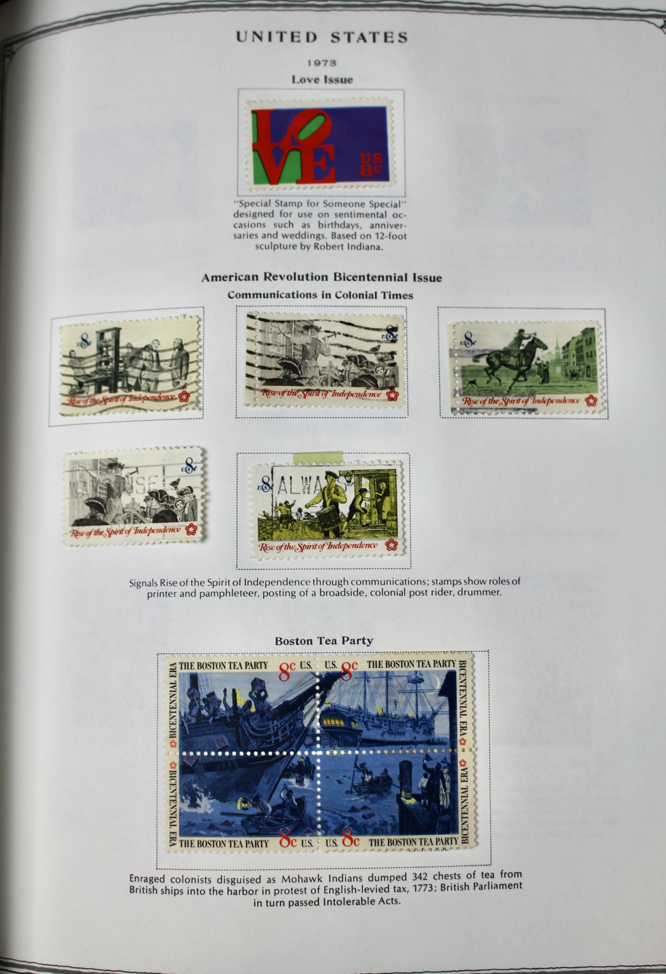 U.S. Postage Stamp Collection, 1860-1996