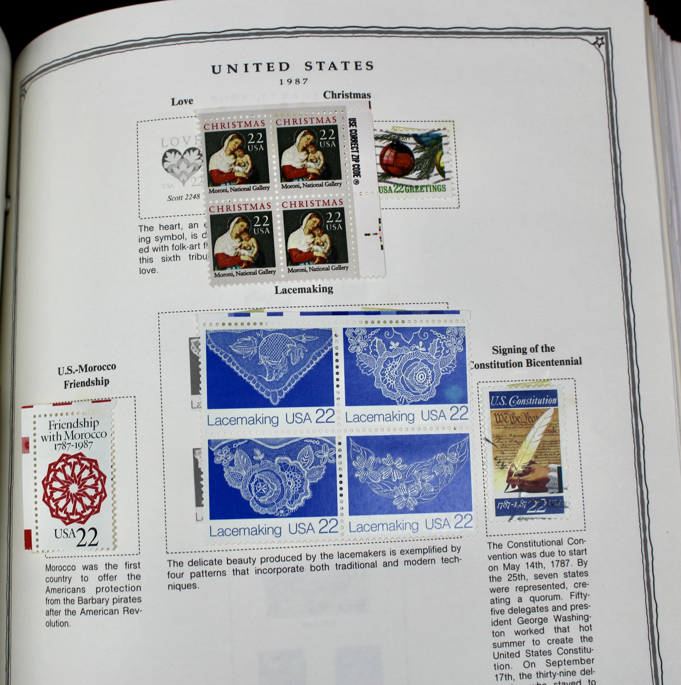 U.S. Postage Stamp Collection, 1860-1996