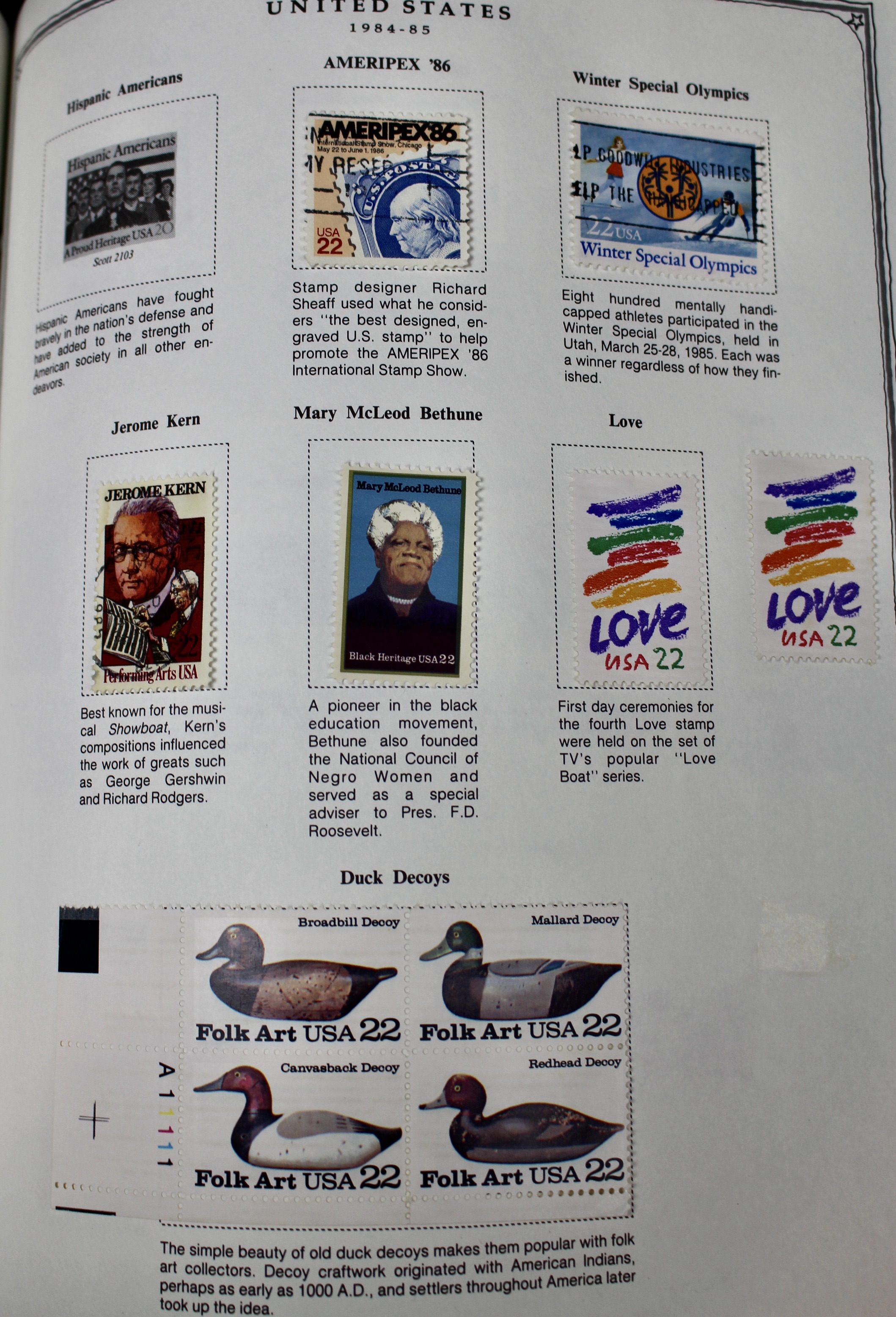 U.S. Postage Stamp Collection, 1860-1996