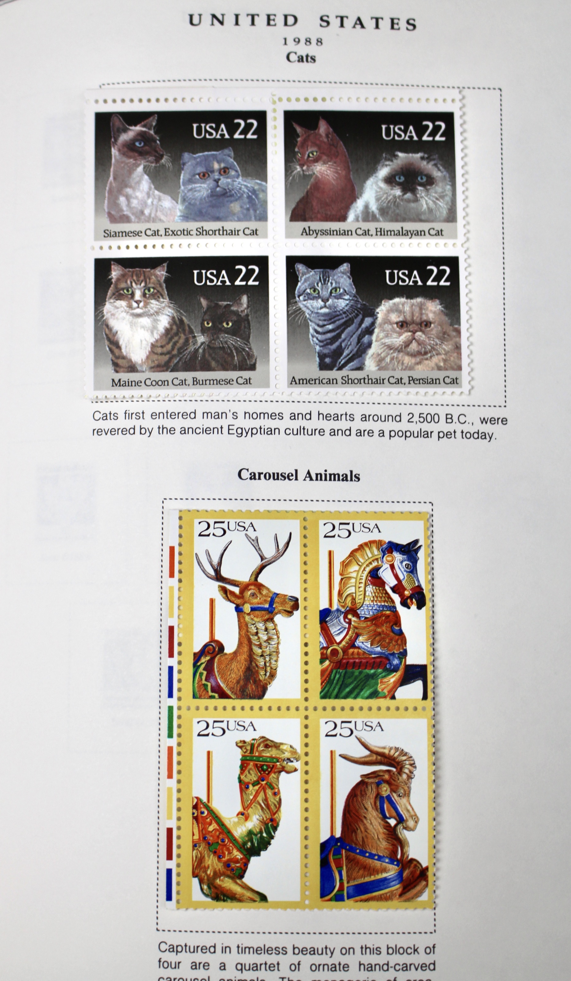 U.S. Postage Stamp Collection, 1860-1996