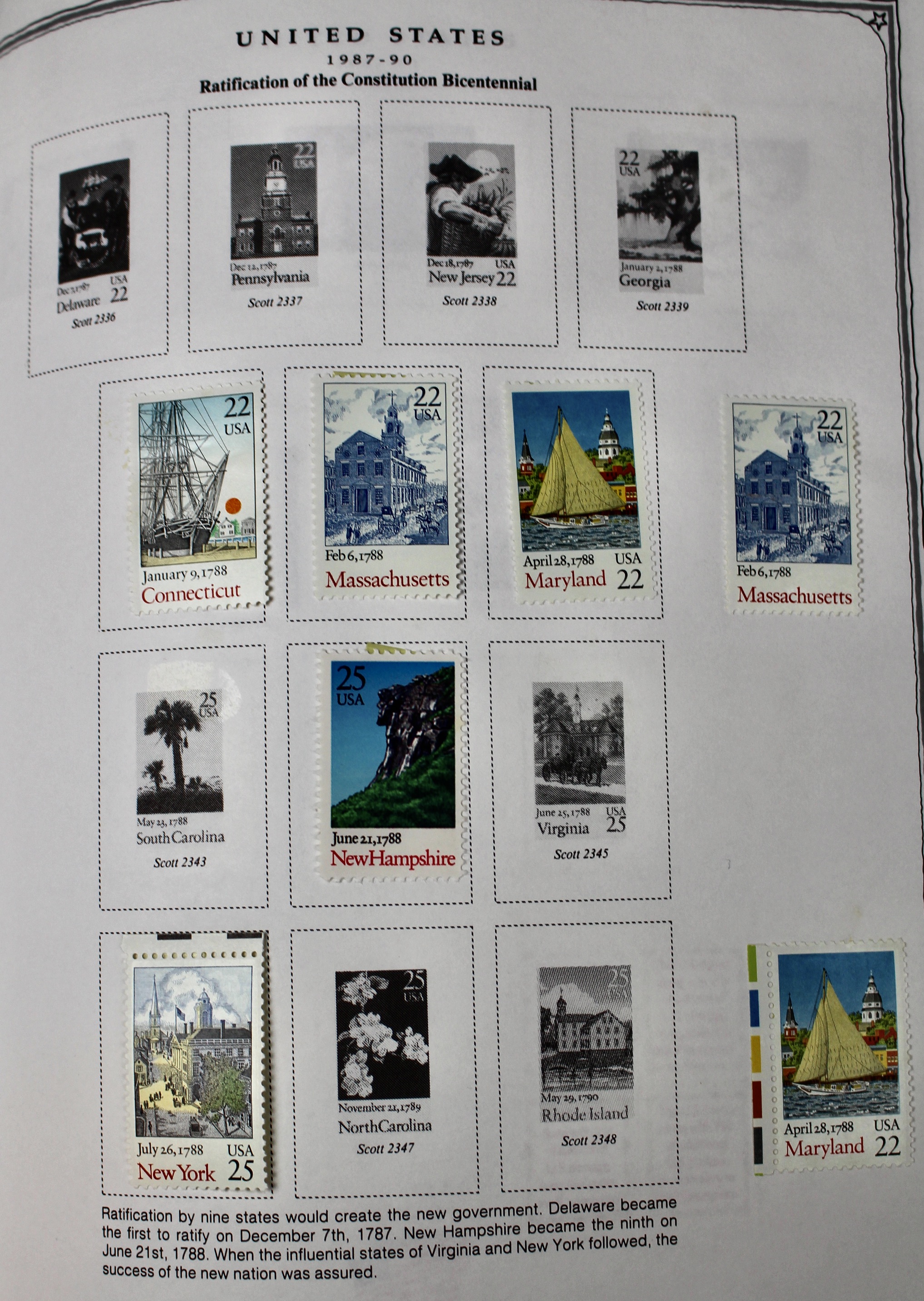 U.S. Postage Stamp Collection, 1860-1996