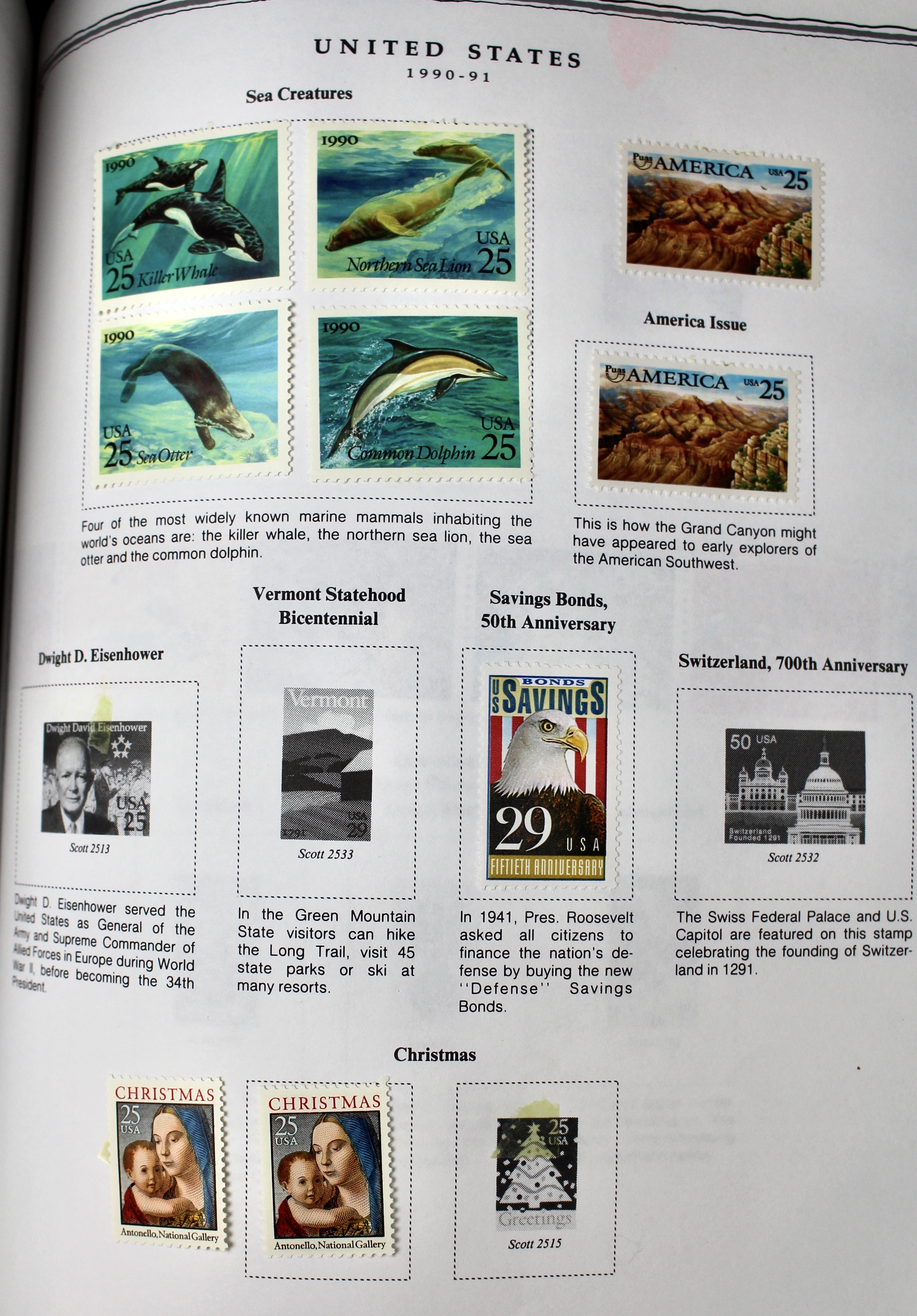 U.S. Postage Stamp Collection, 1860-1996